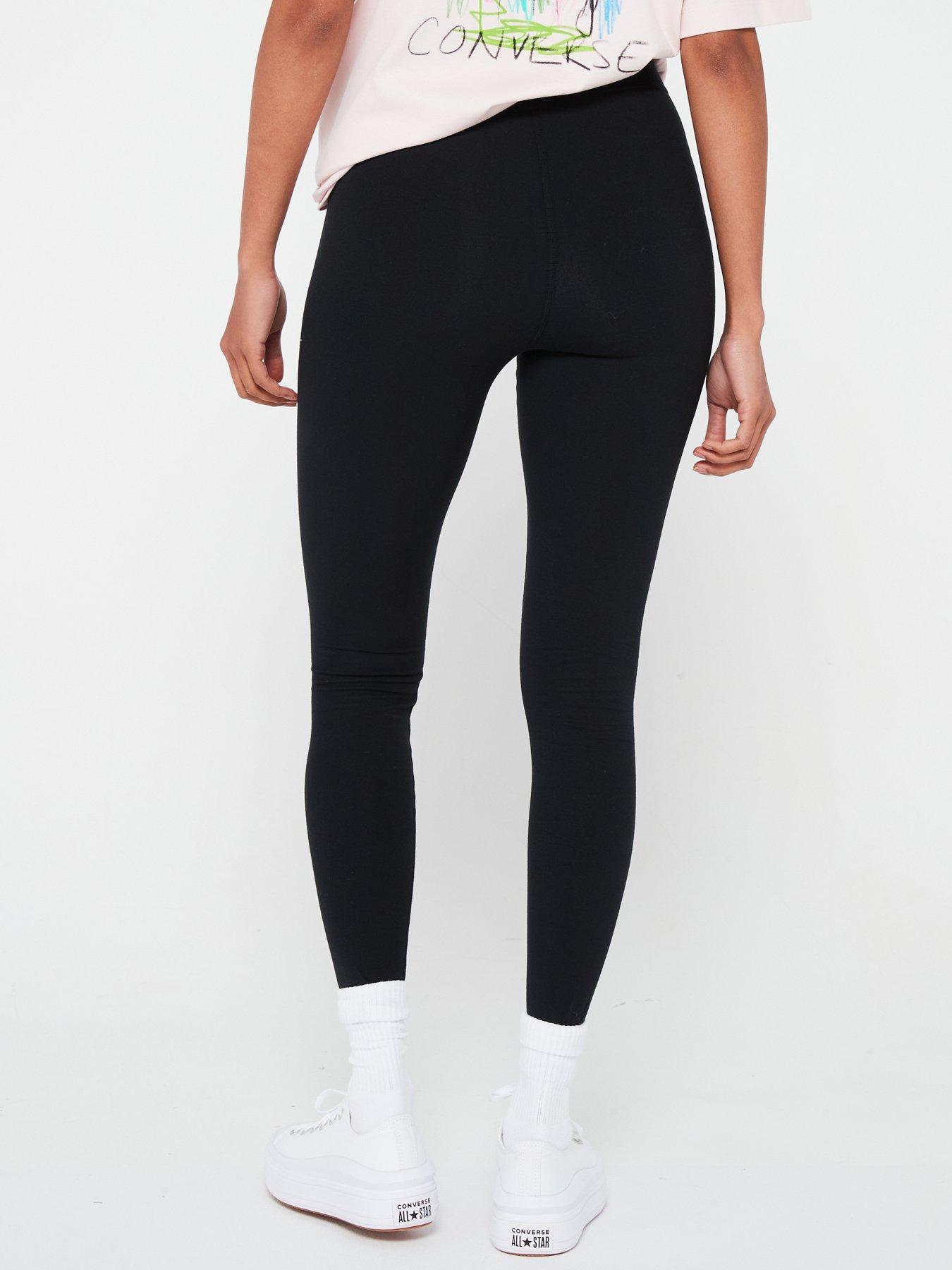 Womens Retro Chuck Taylor Legging Black