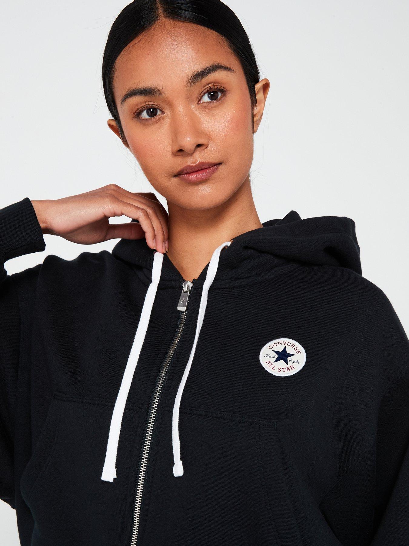 Converse zip hoodie women's sale