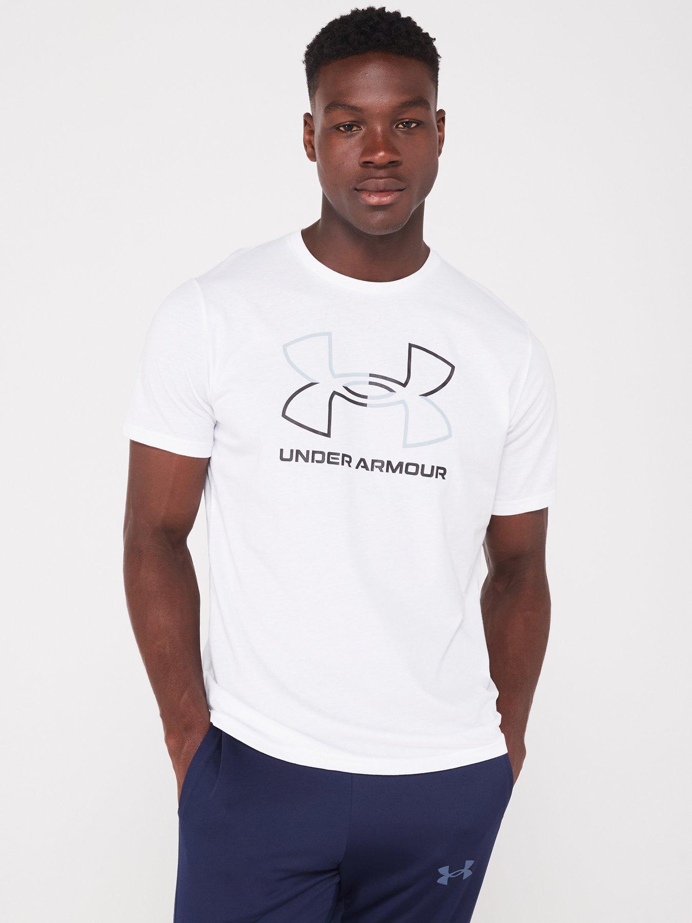 Under armour shirt clearance white