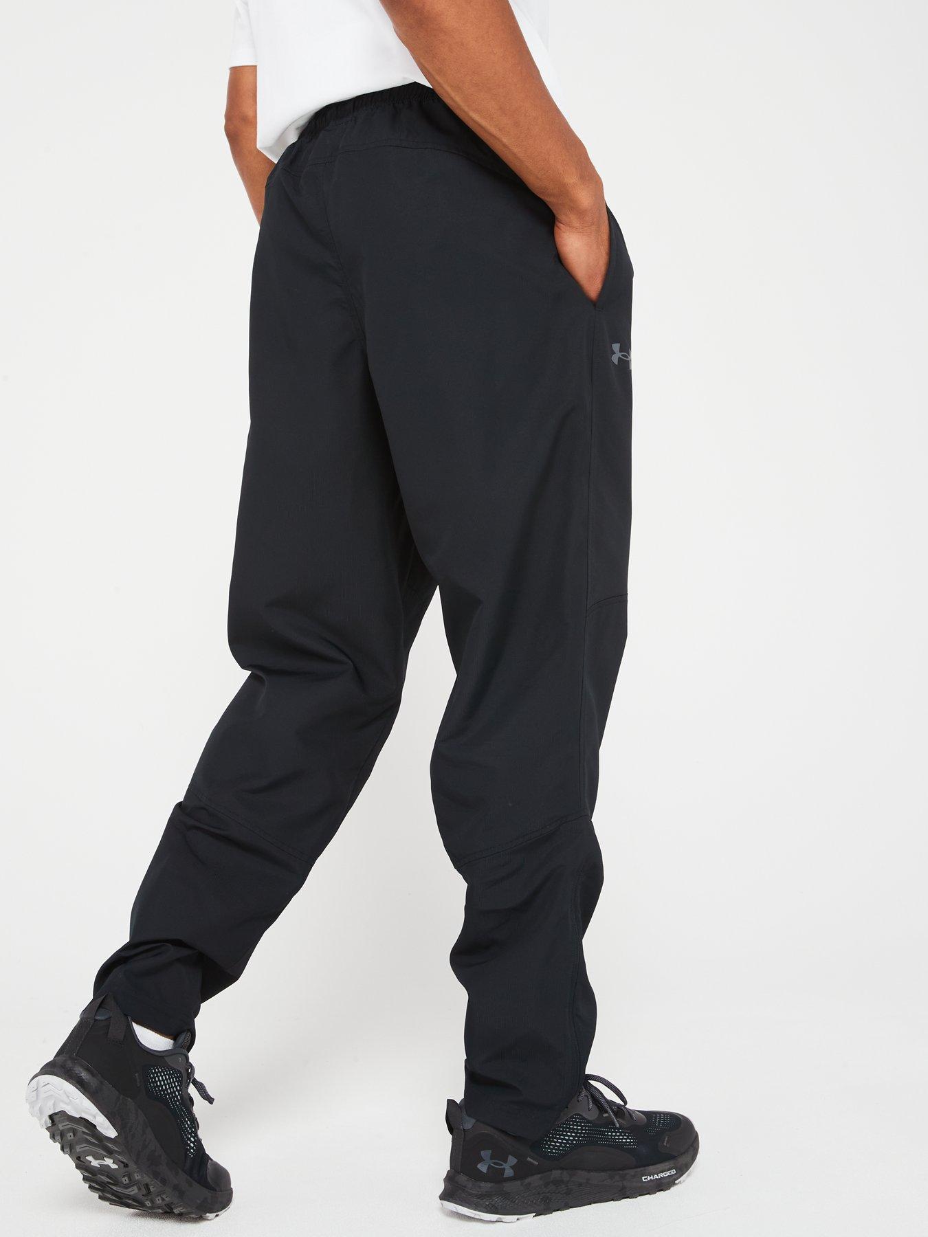 UNDER ARMOUR Men's Training Legacy Windbreaker Pants - Black/Grey