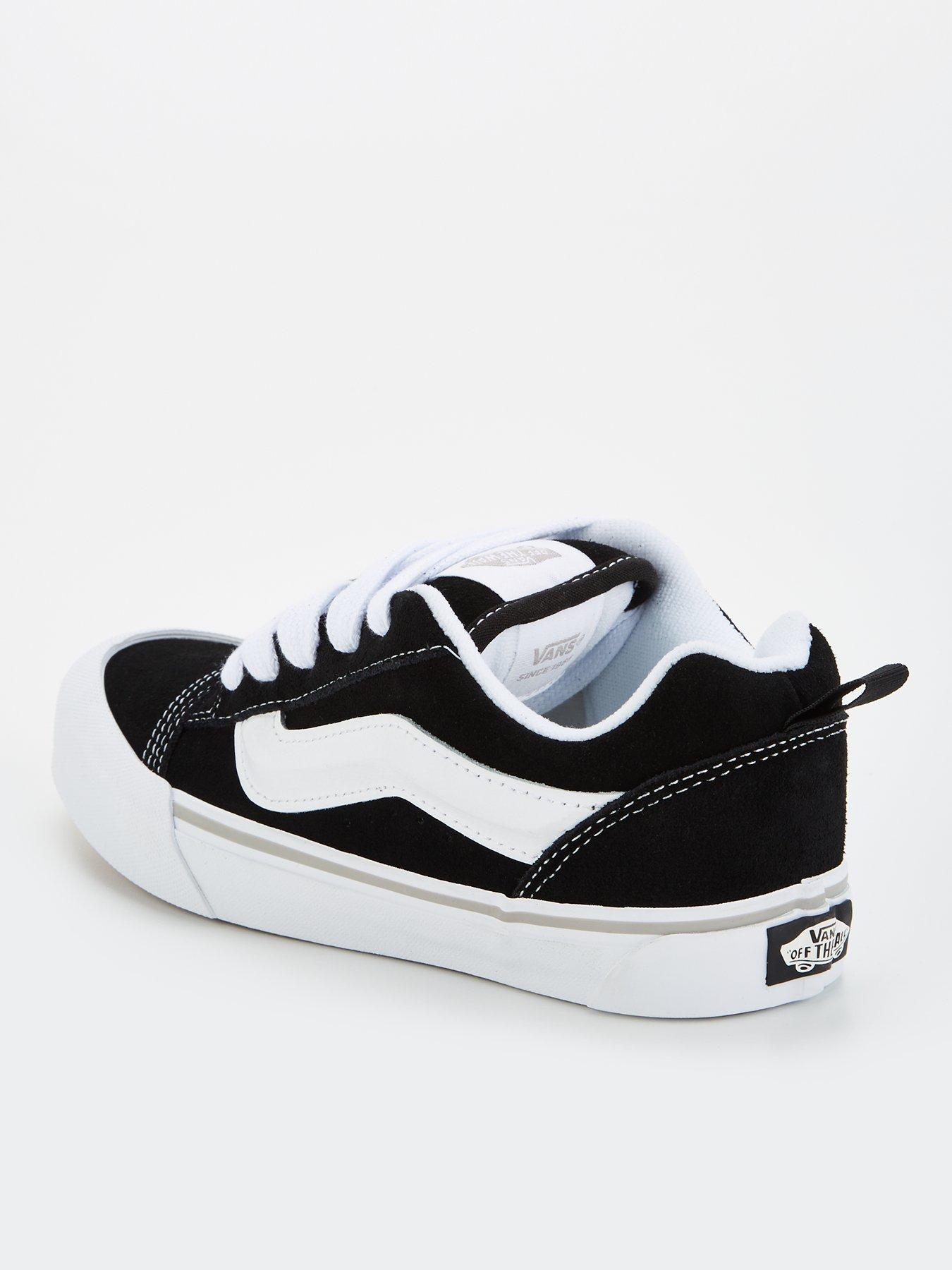 Vans Junior Boys Knu Skool Trainers Black White Very