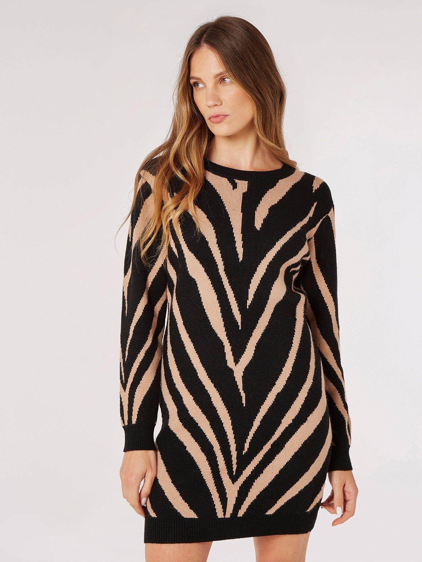 Zebra Jumper Dress