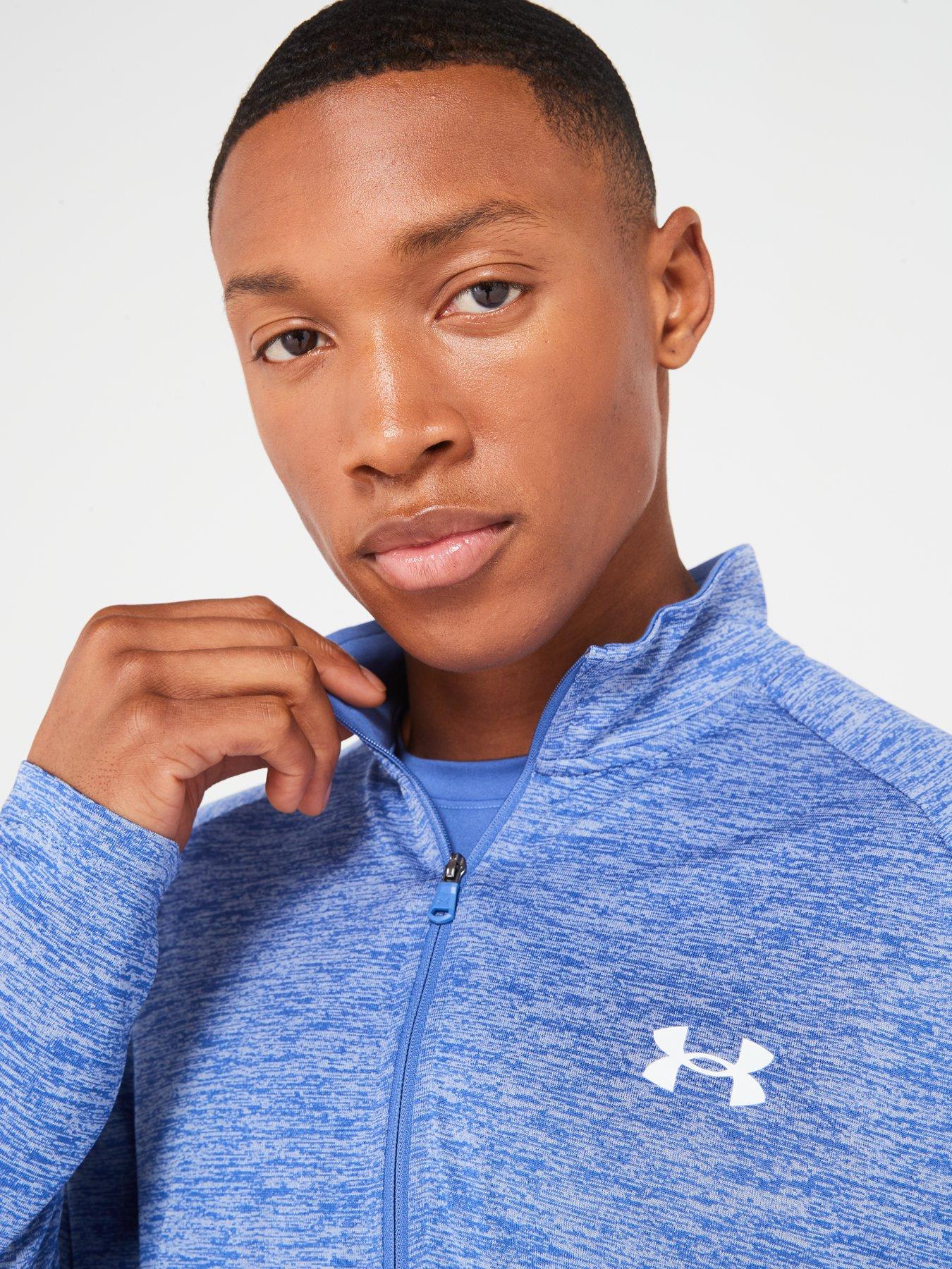 UNDER ARMOUR Mens Training Tech 2.0 1/2 Zip - Blue | Very.co.uk