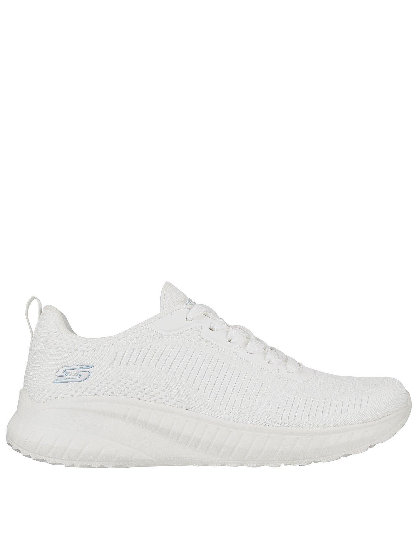 undefined Wide Fit Bobs Squad Chaos Trainer - White
