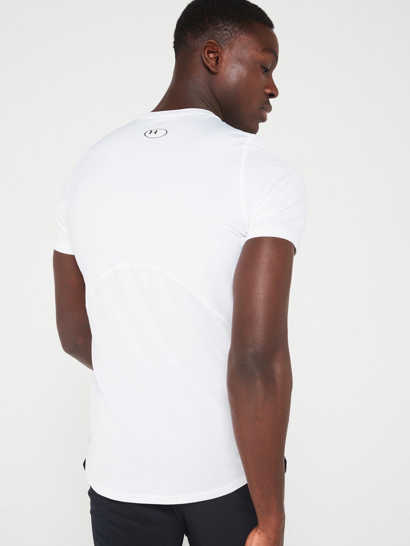 Under Armour HeatGear t-shirt in white