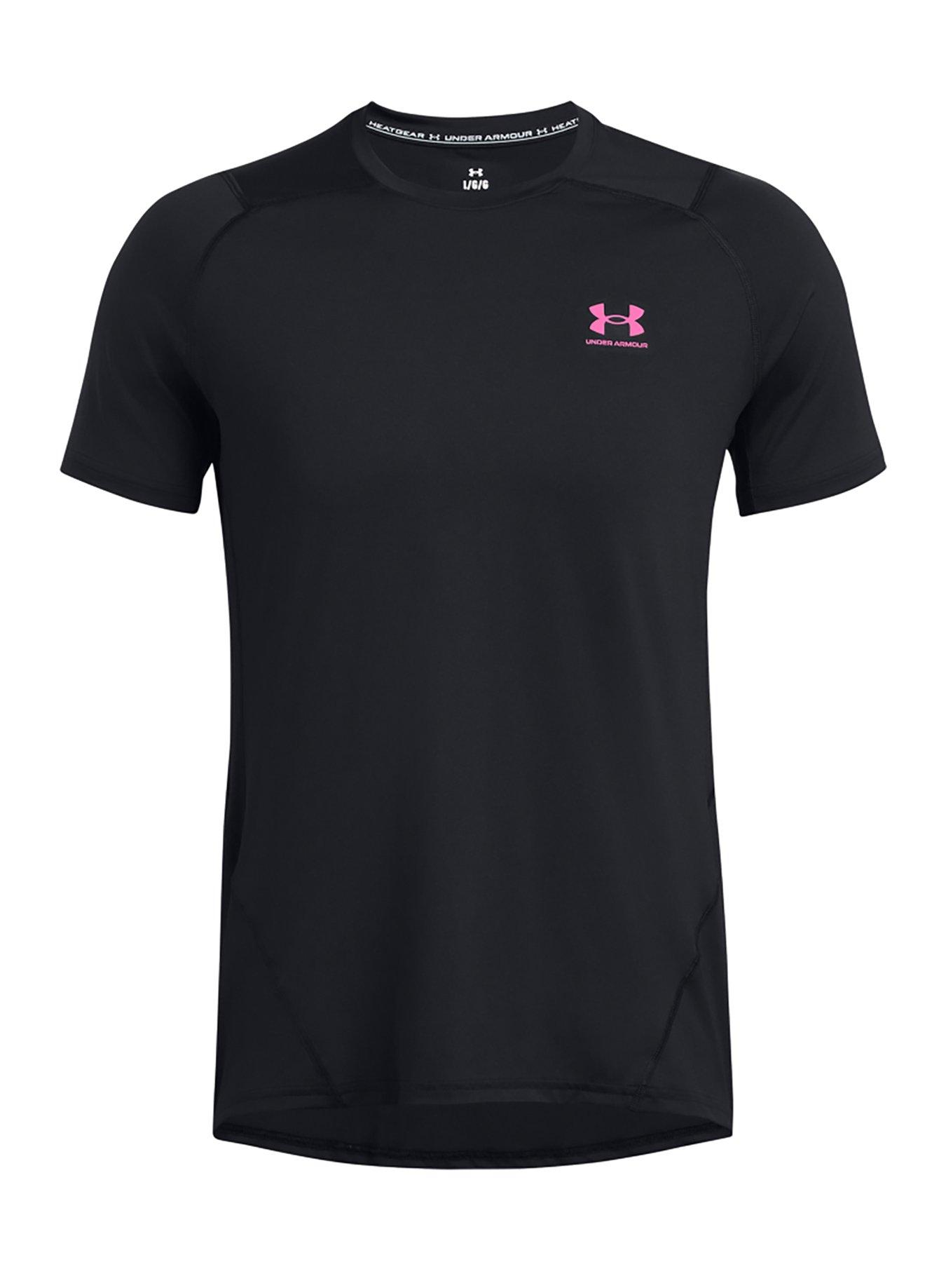 UNDER ARMOUR Mens Training Heat Gear Armour Fitted Graphic T-shirt ...