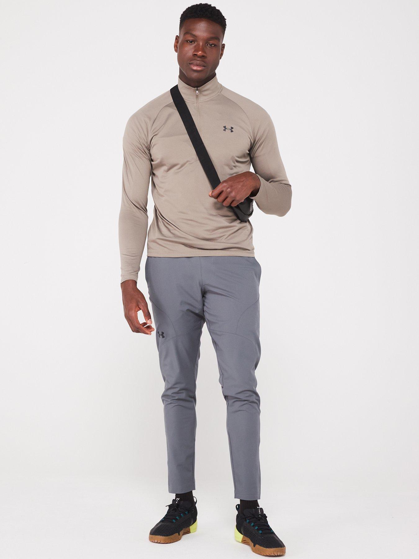 Image 3 of 6 of UNDER ARMOUR Men's Training Tech 2.0 1/2 Zip Top - Khaki