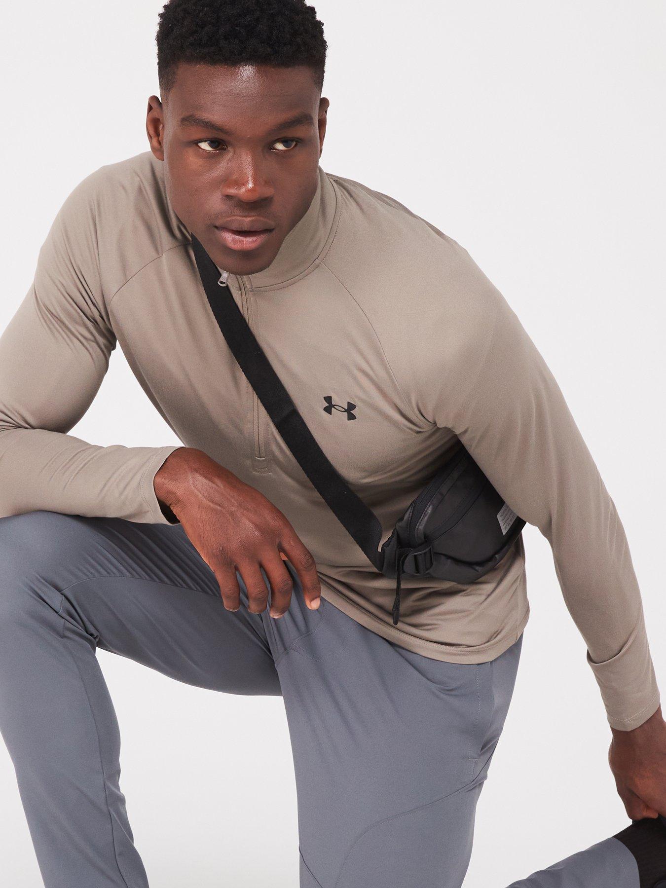 Image 6 of 6 of UNDER ARMOUR Men's Training Tech 2.0 1/2 Zip Top - Khaki