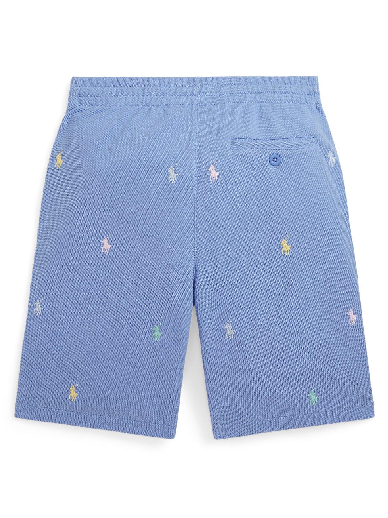 Boys All Over Pony Shorts Harbor Island Blue