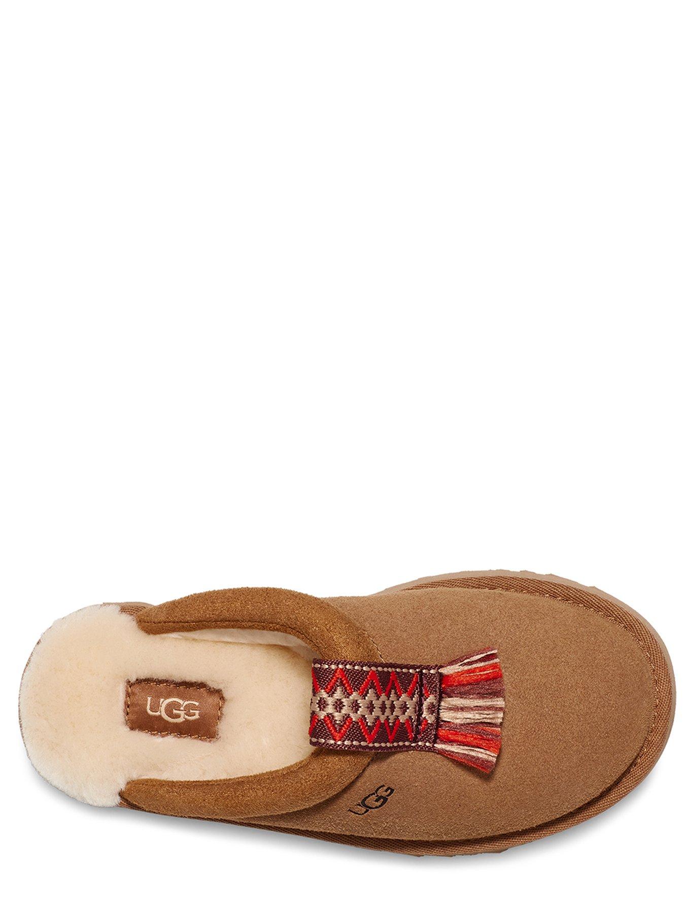 Kids Tassel Slipper Brown