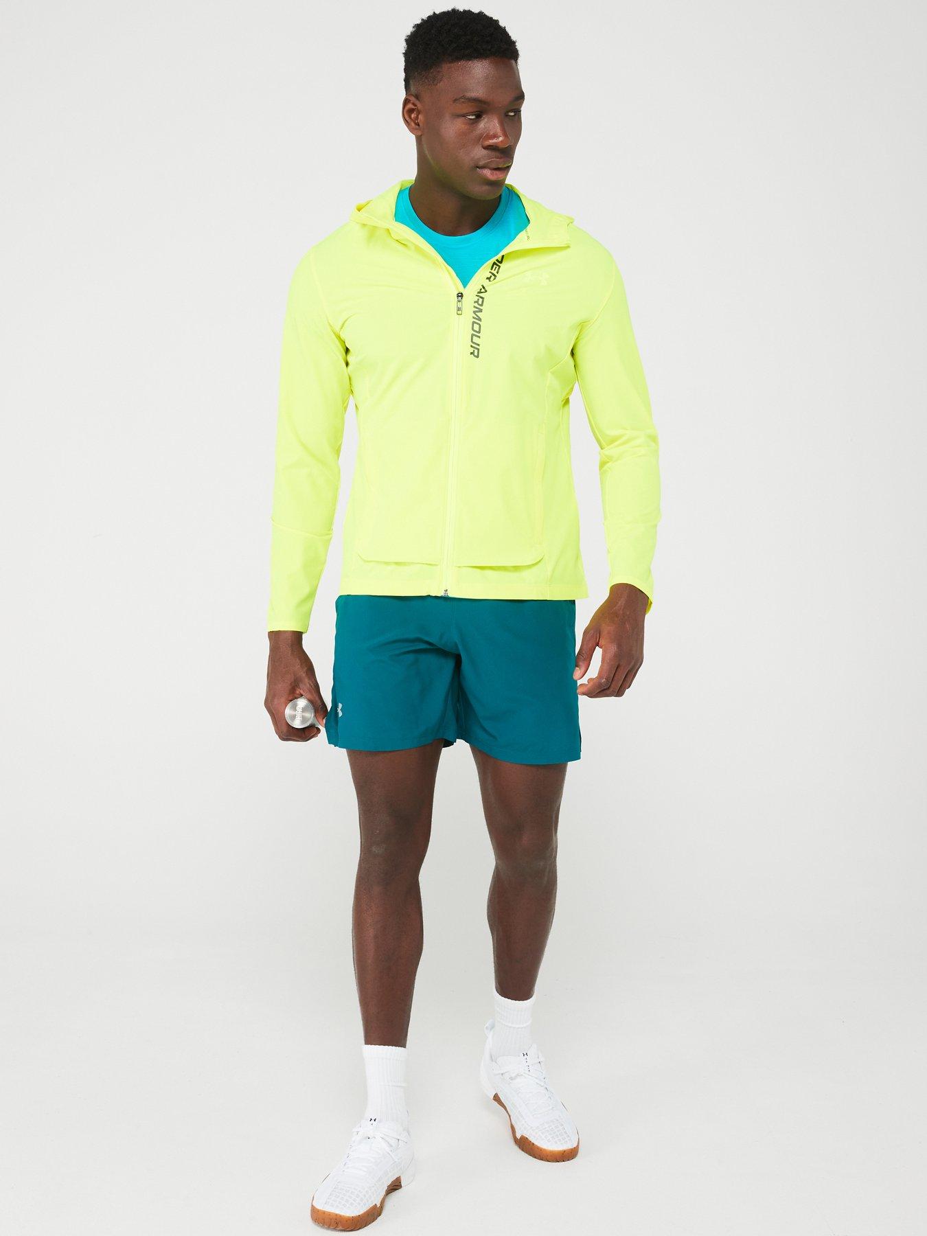 UNDER ARMOUR Men s Running Outrun The Storm Jacket Yellow Black Very