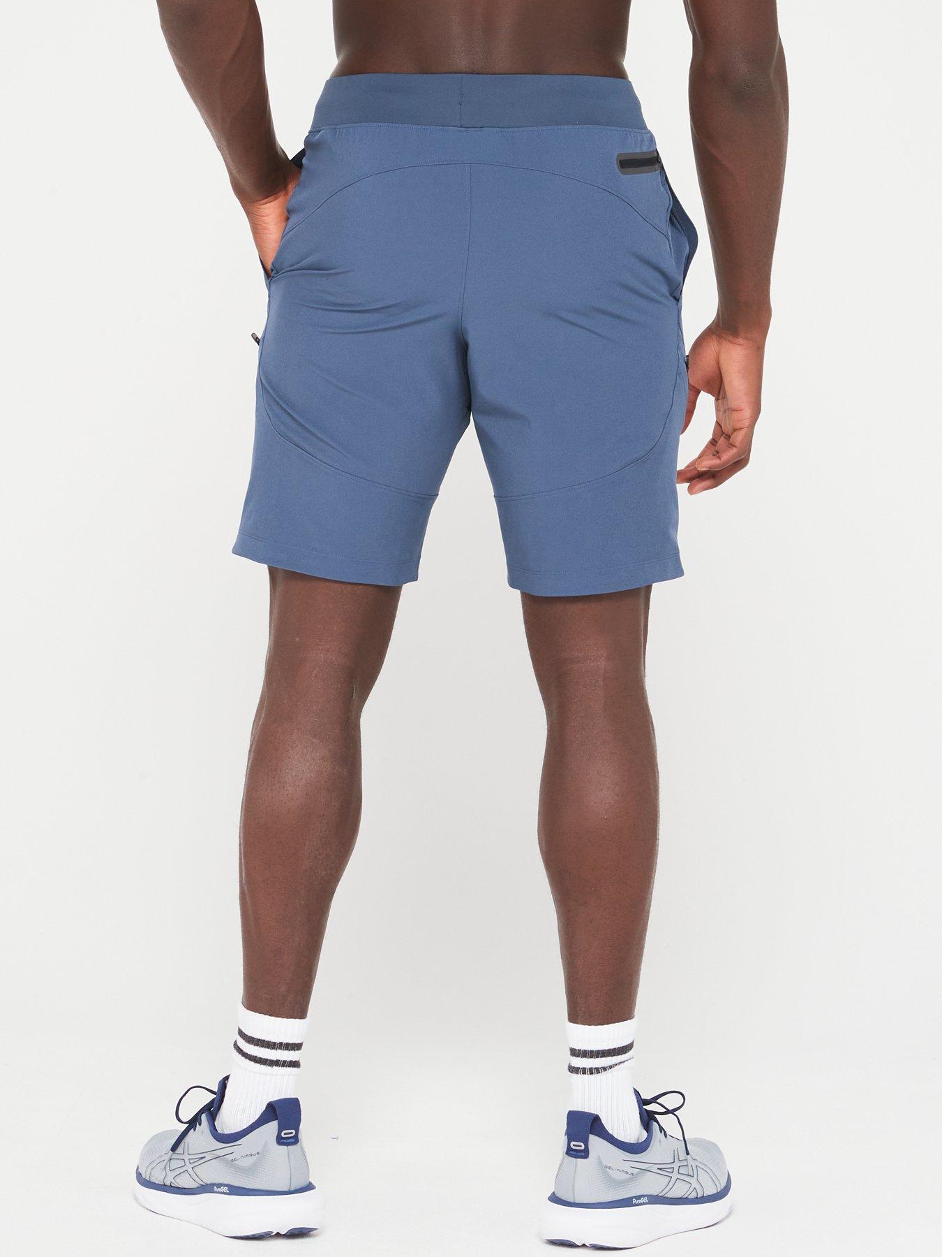 UNDER ARMOUR Mens Unstoppable Cargo Shorts - Grey/black