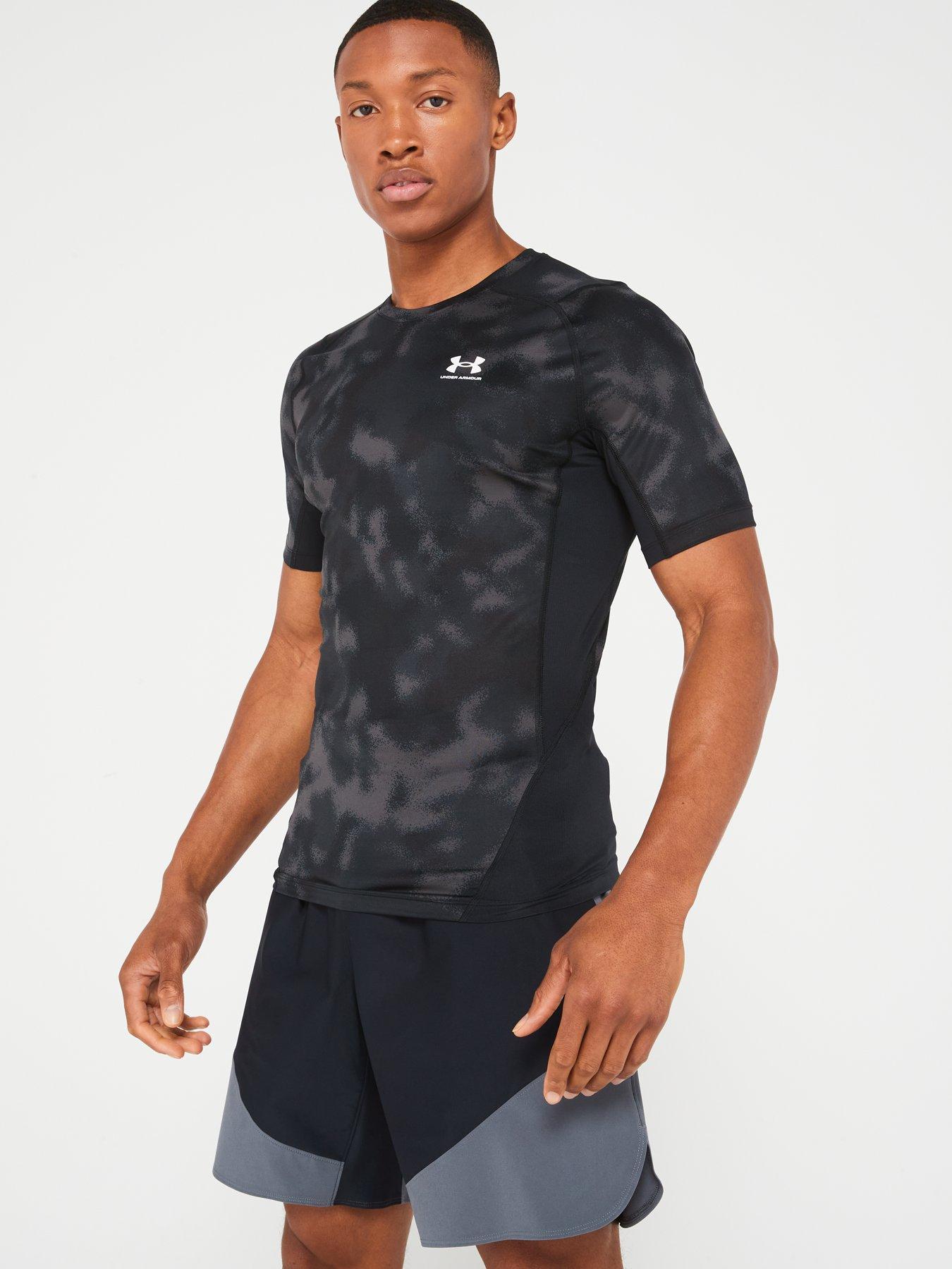 Under Armour HeatGear Men's Training Shirt - White/Black