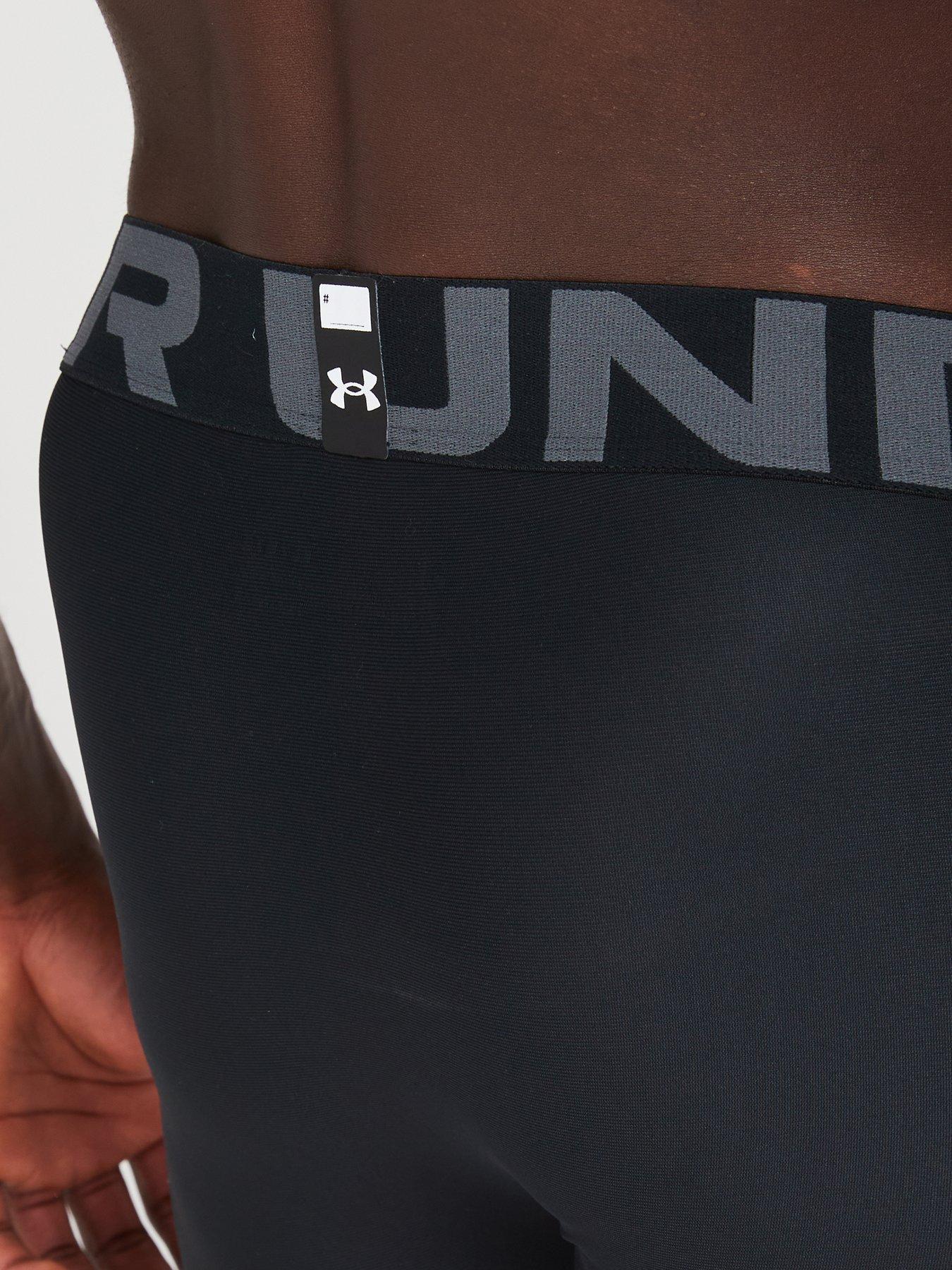Image 5 of 5 of UNDER ARMOUR Men's Training HeatGear&reg;&nbsp; Armour Shorts - Black/White