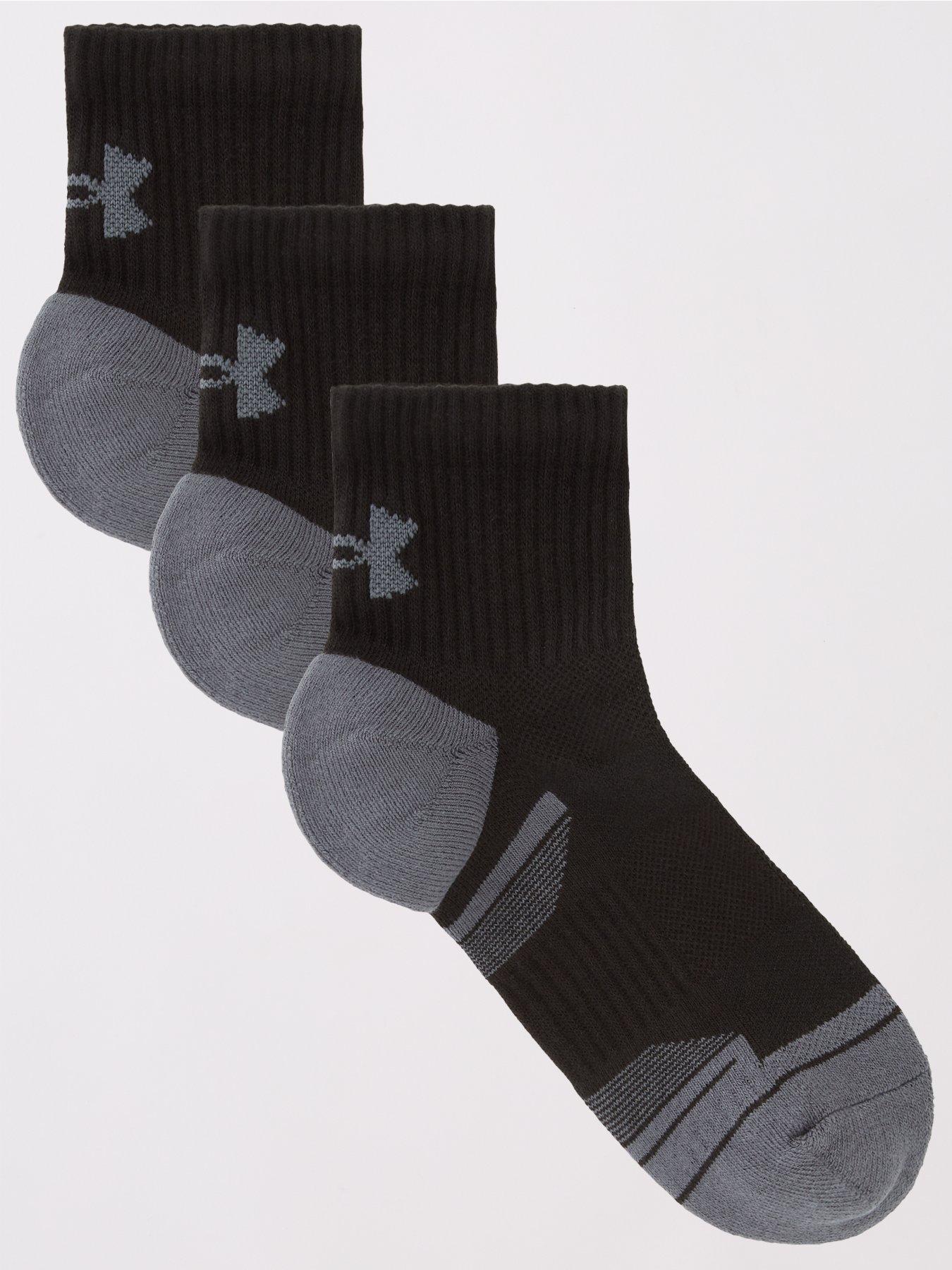 Unisex UA Performance Cotton 3-Pack Mid-Crew Socks