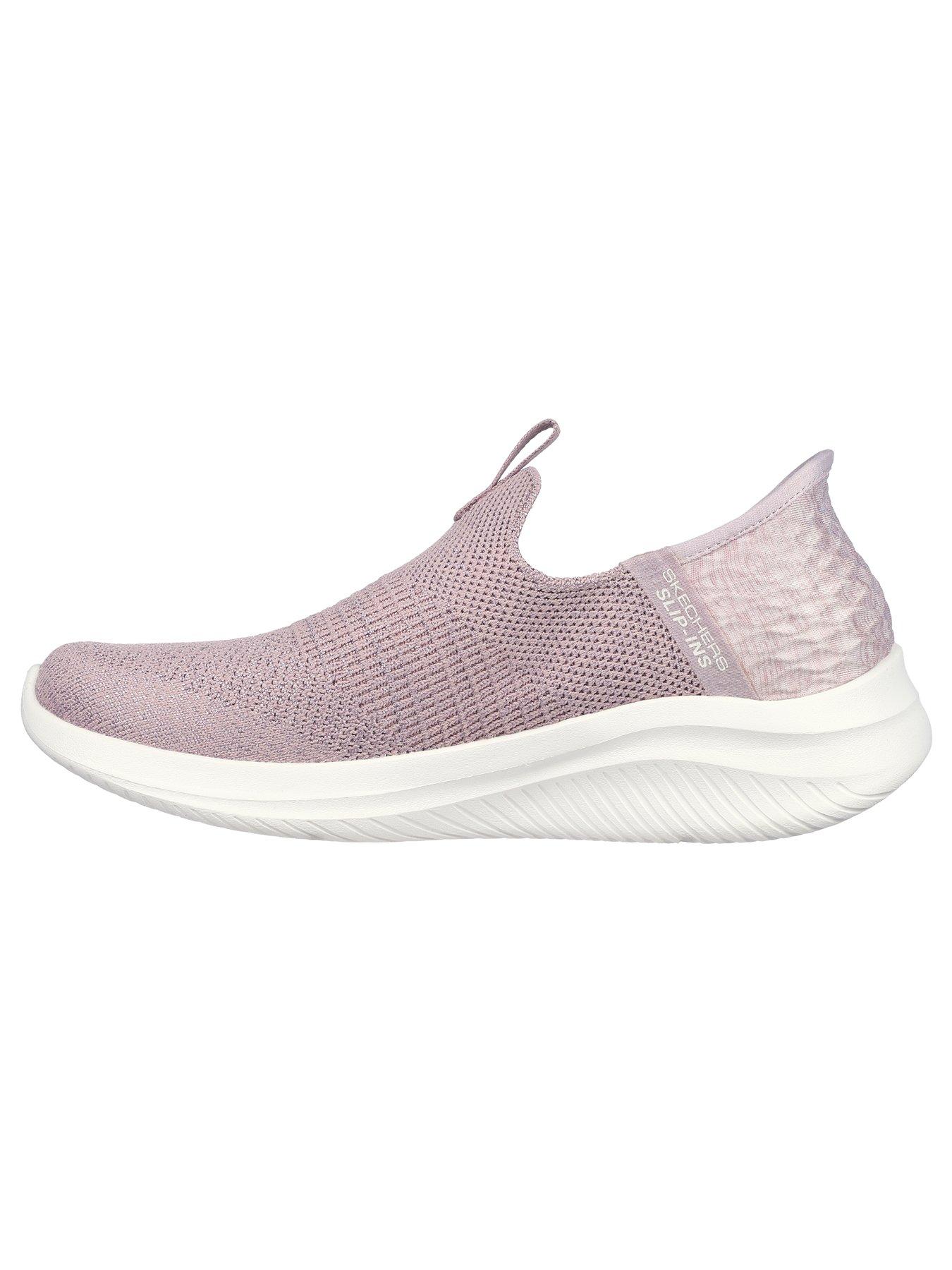 Skechers Ultra Flex 3.0 Smooth Step Slip Ins - Mauve | Very.co.uk