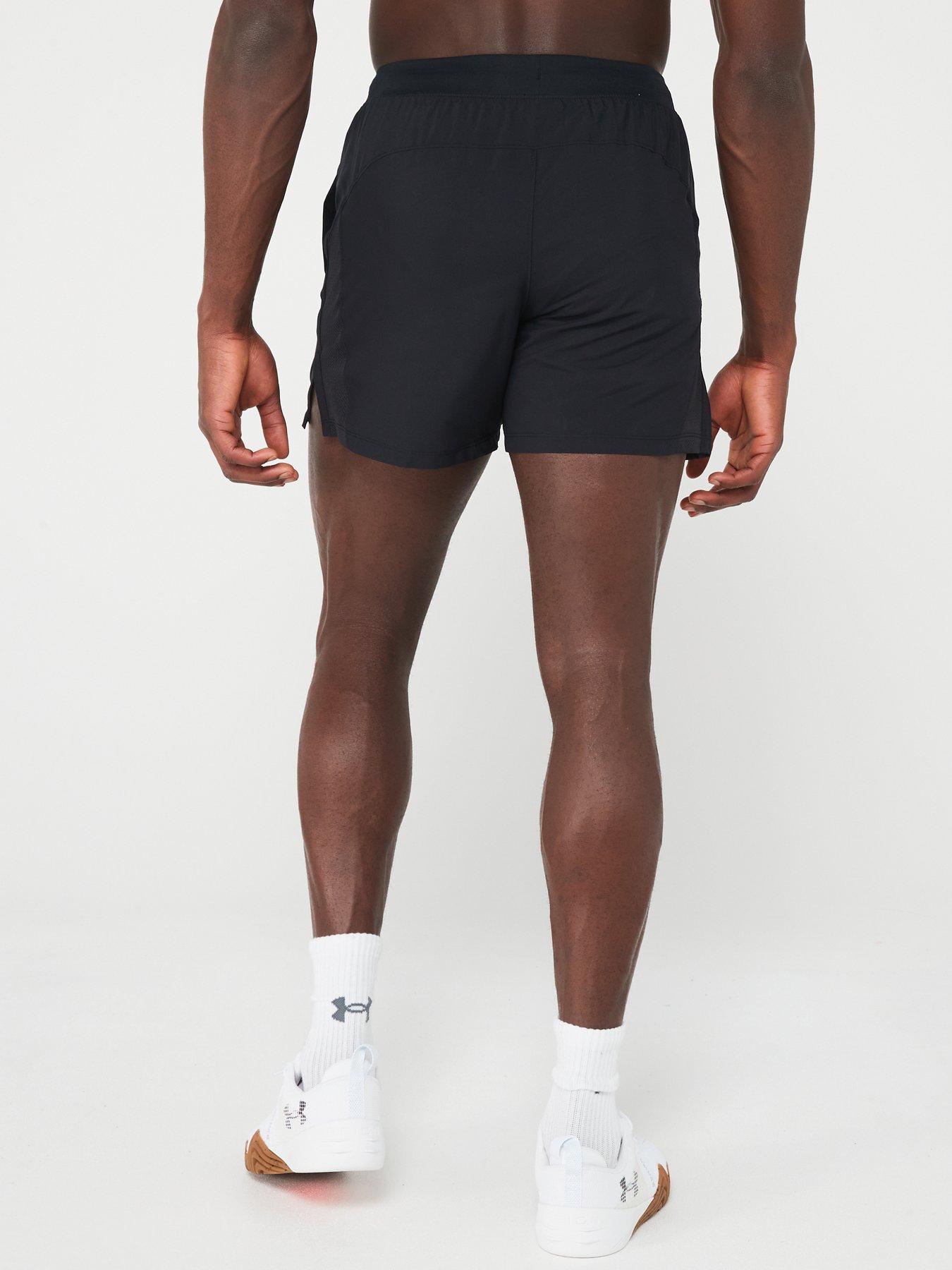 Image 2 of 5 of UNDER ARMOUR Mens Running Launch 5 Inch Shorts - Black