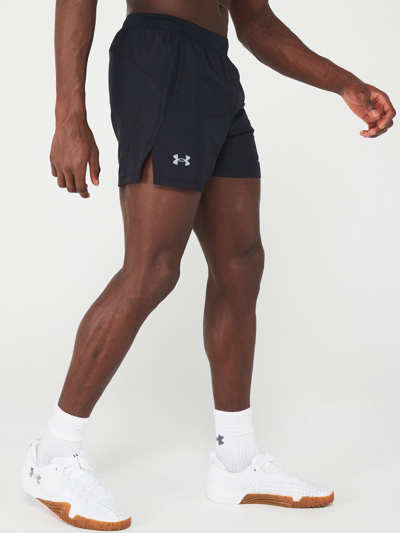Image 5 of 5 of UNDER ARMOUR Mens Running Launch 5 Inch Shorts - Black