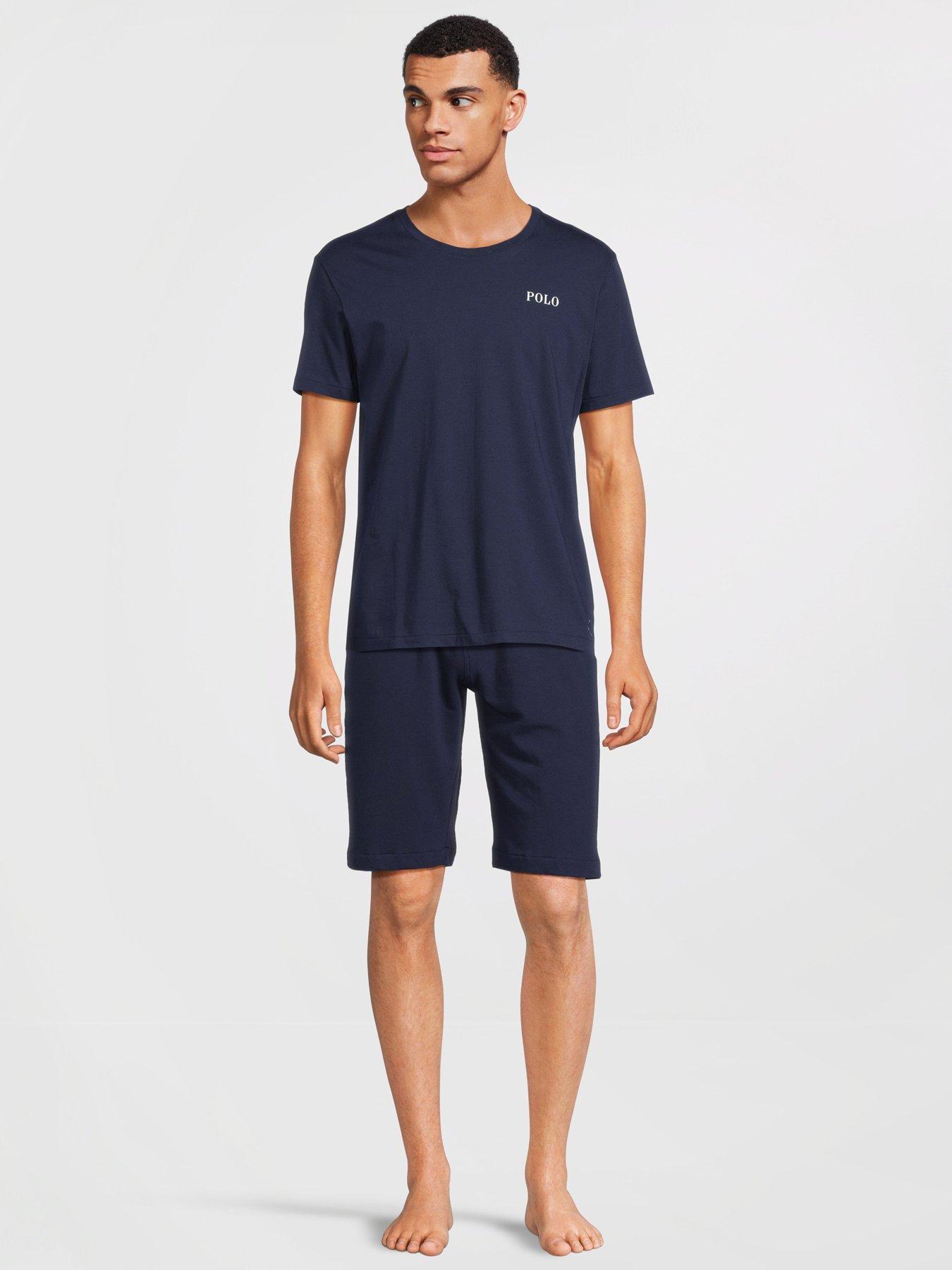 Polo Ralph Lauren Slim Loungewear Shorts - Navy | Very.co.uk