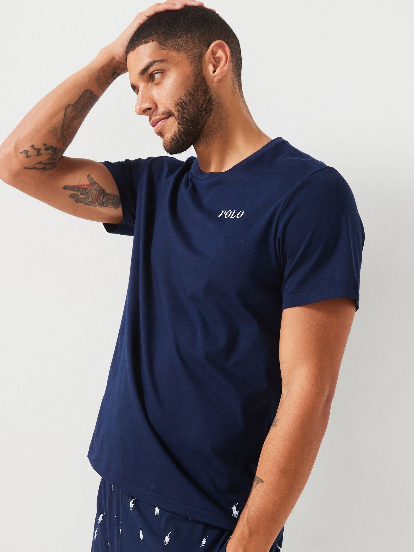 undefined Shortsleeve Loungewear Top - Navy