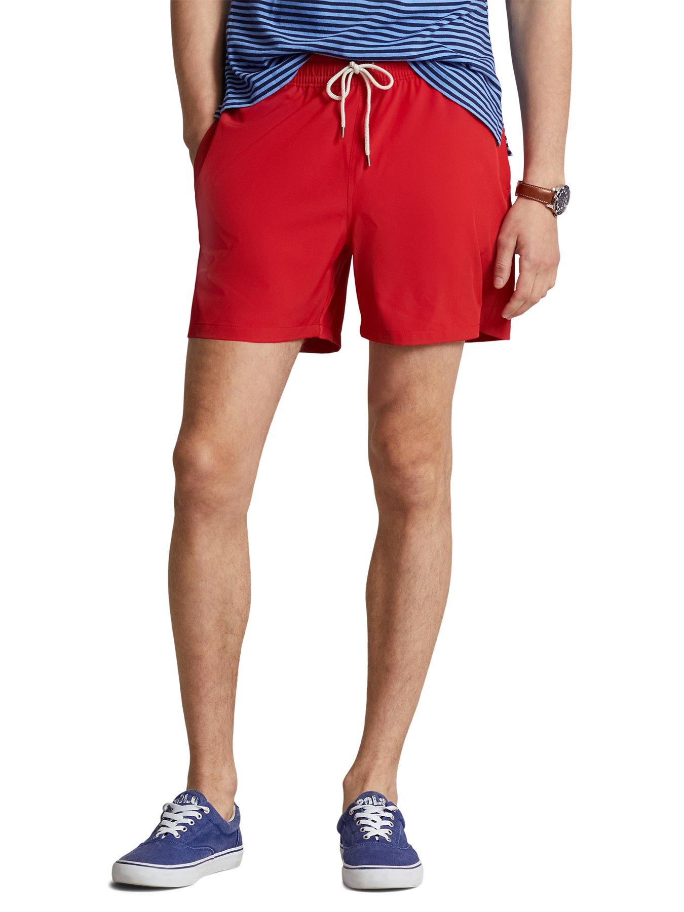 Polo Ralph Lauren Traveler Swim Shorts, Red, Size 2Xl, Men