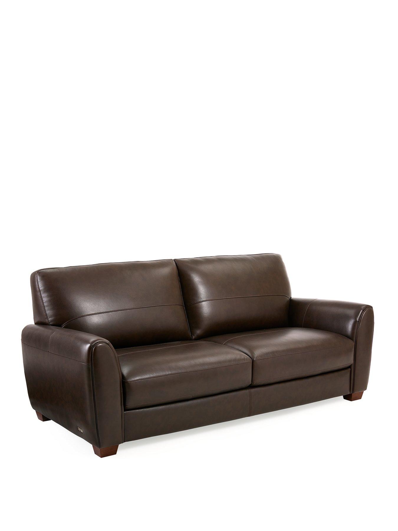 Image 3 of 6 of The Very Collection New Molina 3 Seater&nbsp;Leather/faux Leather Sofa