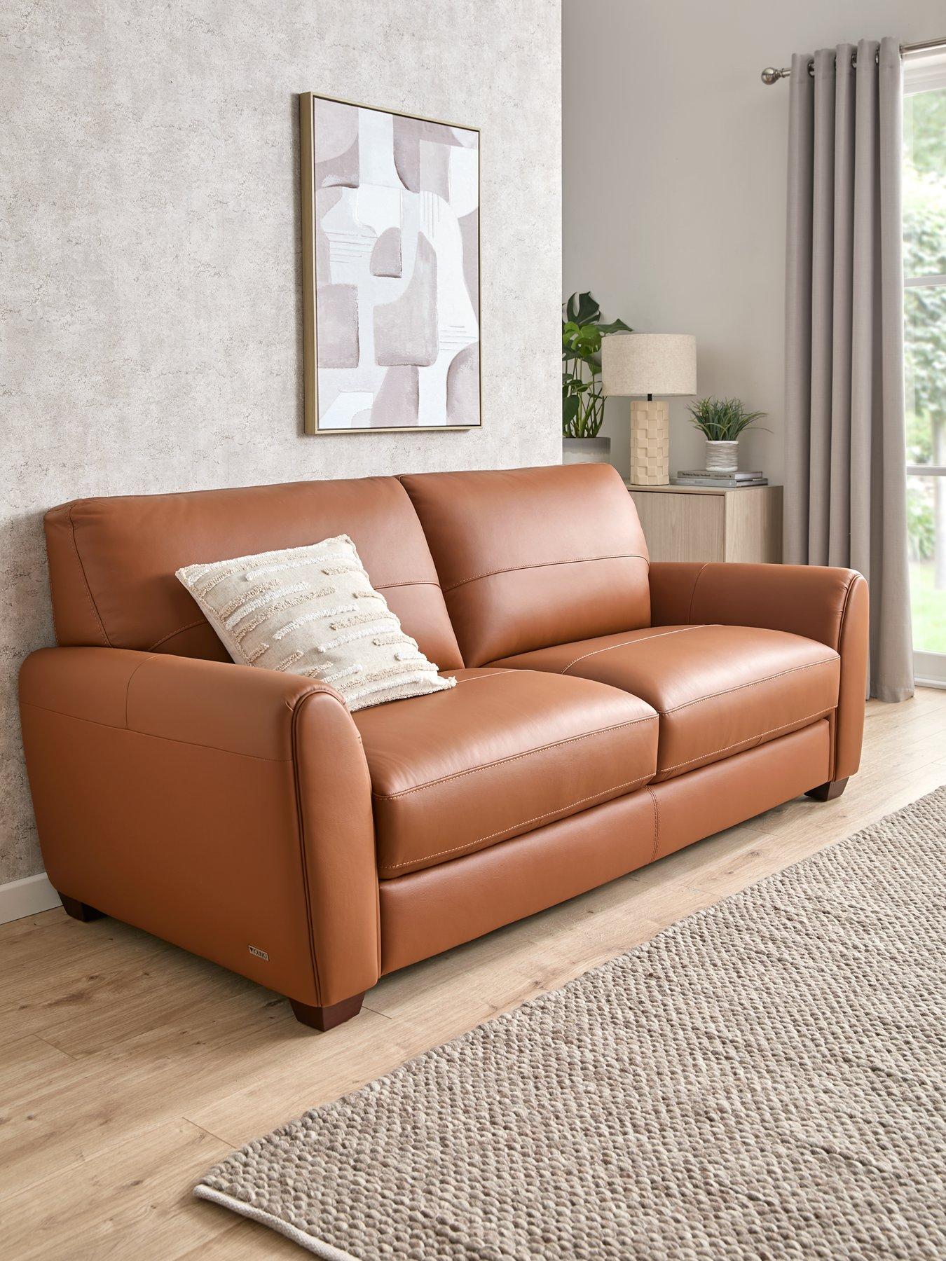 Very Home New Molina 2 Seater Leather/Faux Leather Sofa