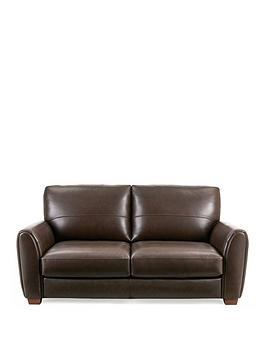 Product photograph of Very Home New Molina 2 Seater Leather Sofa from very.co.uk