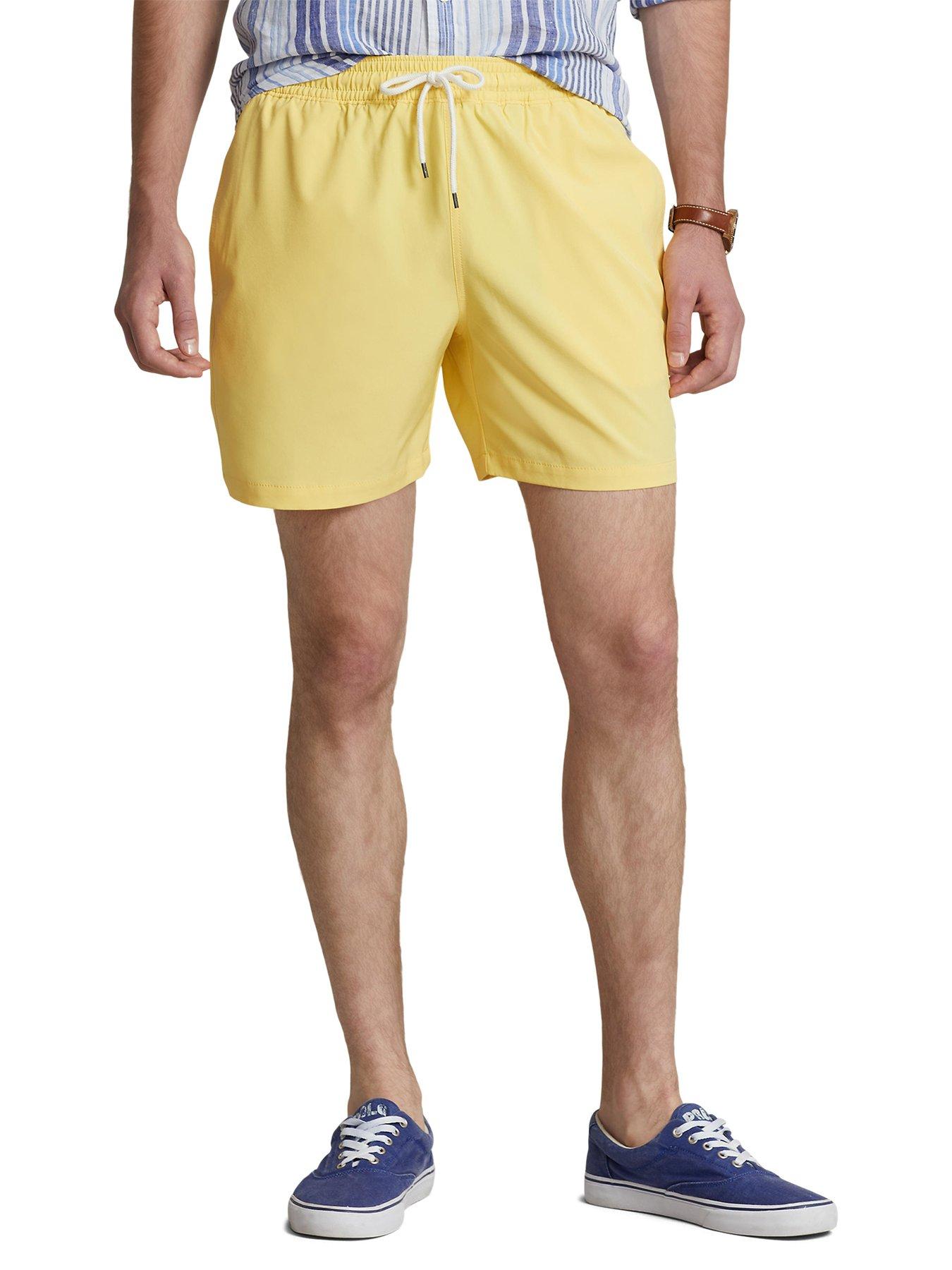 Ralph lauren yellow swim shorts online