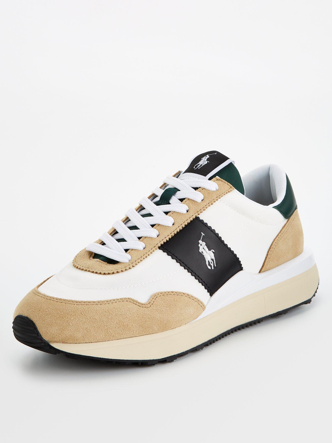 Polo Ralph Lauren Train 89 Pp Trainers - Off White | Very.co.uk