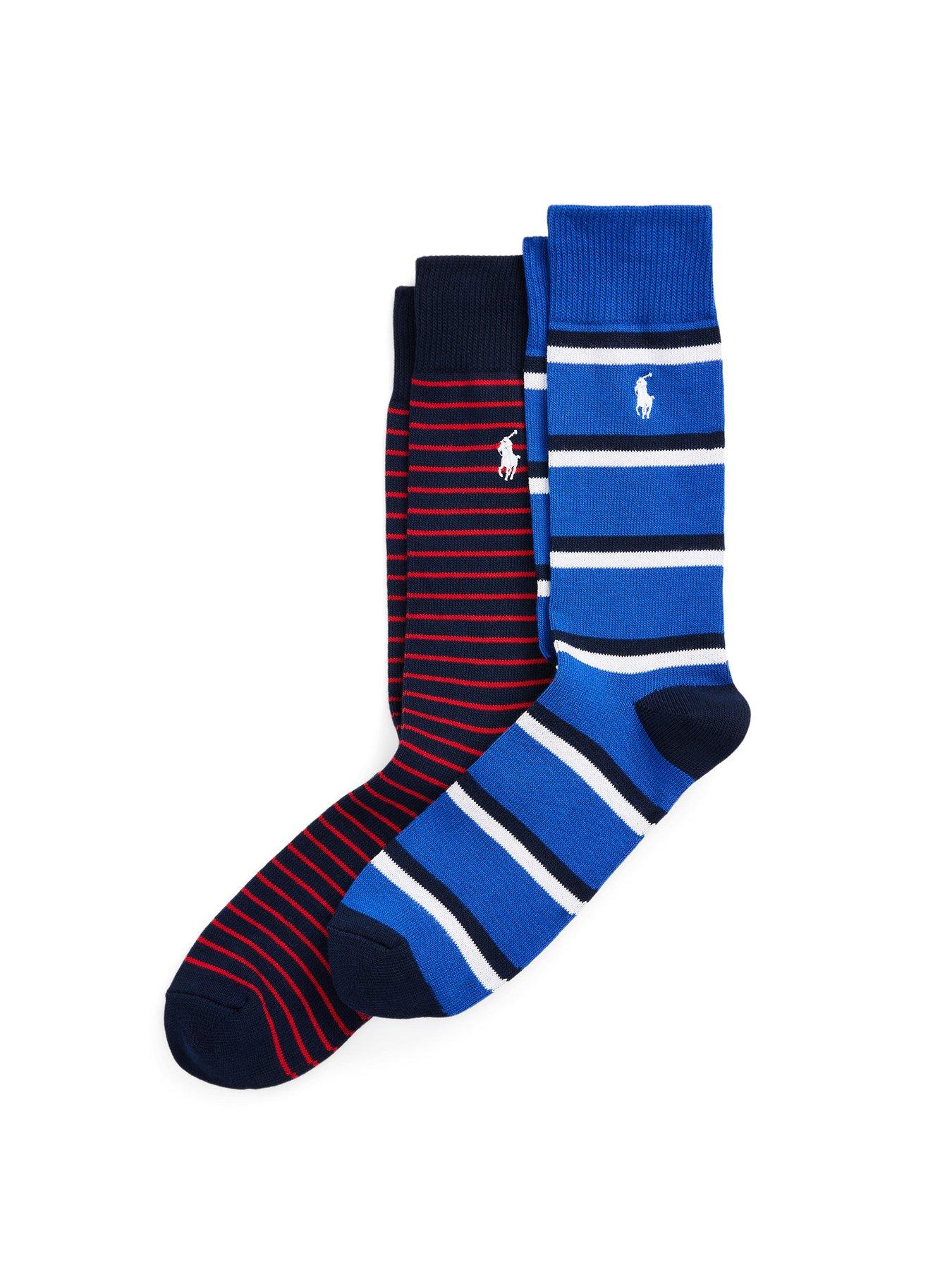 Polo Ralph Lauren 2 Pack Americana Crew Socks Multi Very