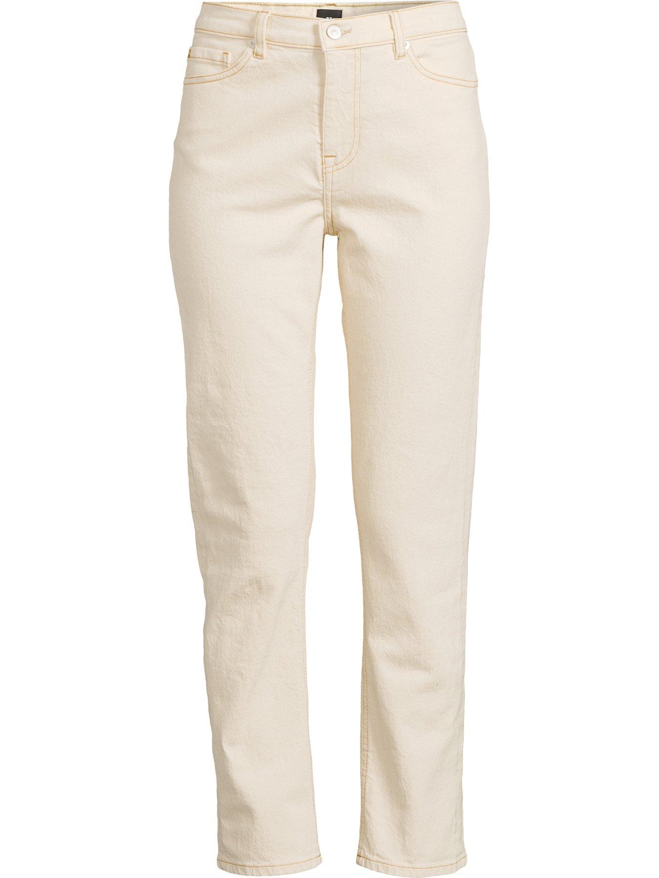 パンツ PAUL SMITH Women Straight Pants W1R 328T M01427 04 White PS PAUL SMITH Straight Fit Jeans - Ecru | Very