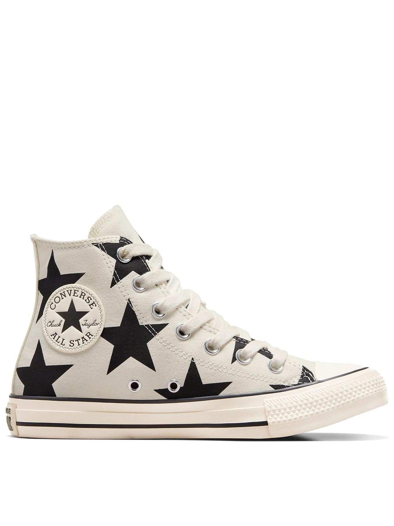 Converse All Star Platform Clean Leather High Top Womens White - Converse