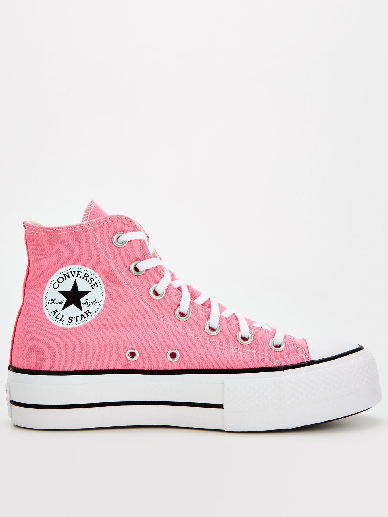 Pink converse womens on sale