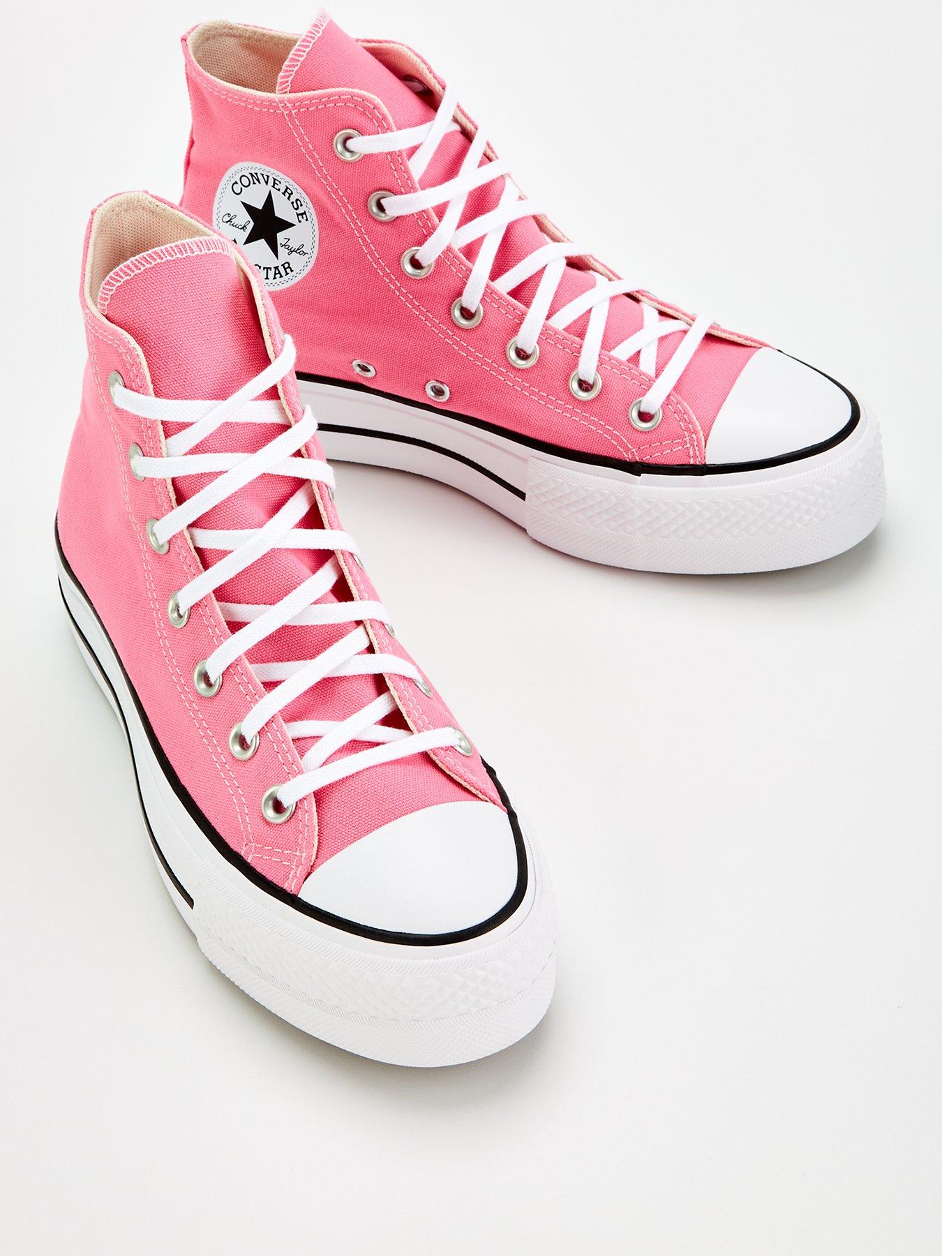 Pink high tops womens on sale