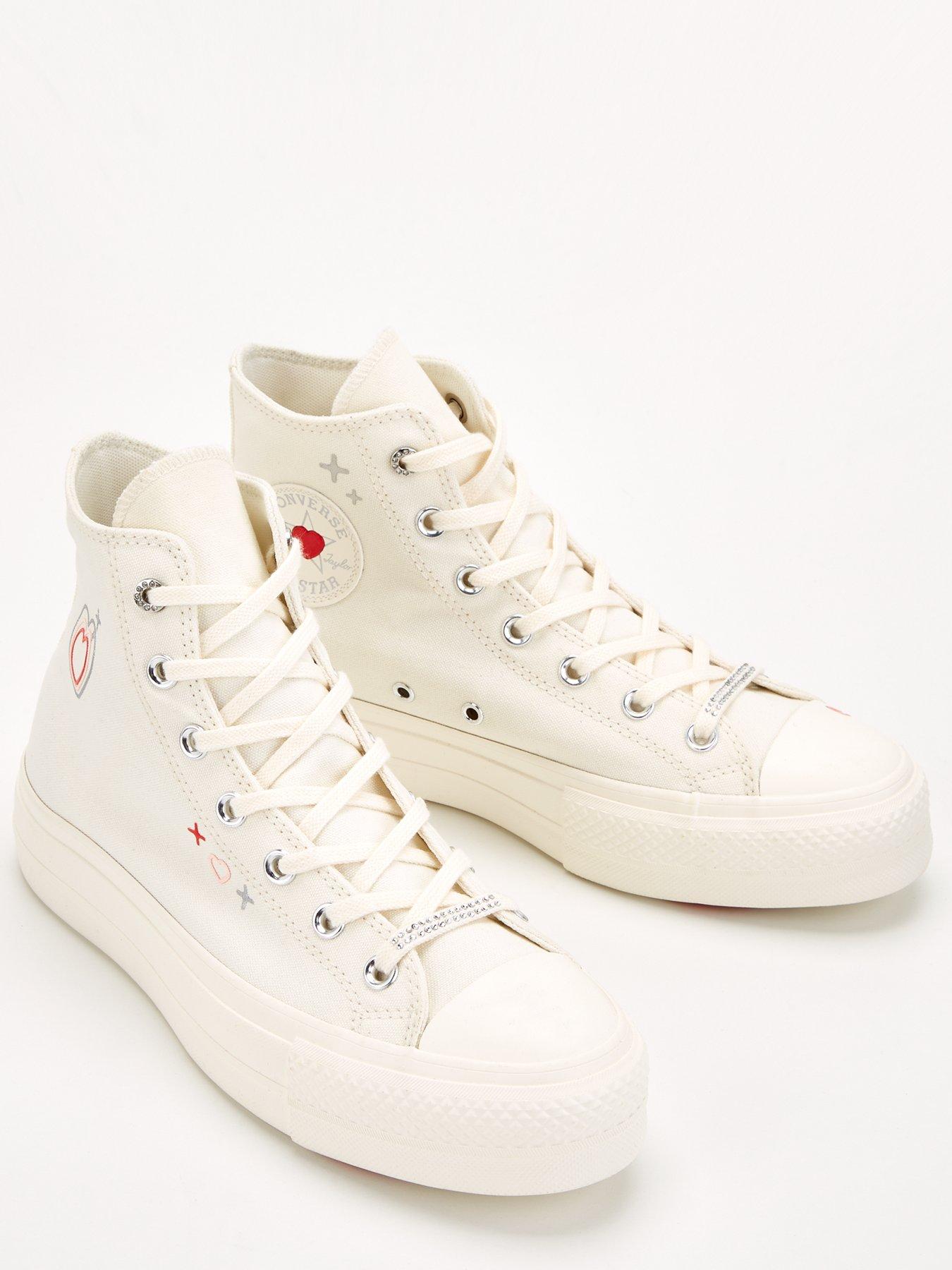 Womens off white high top converse new arrivals