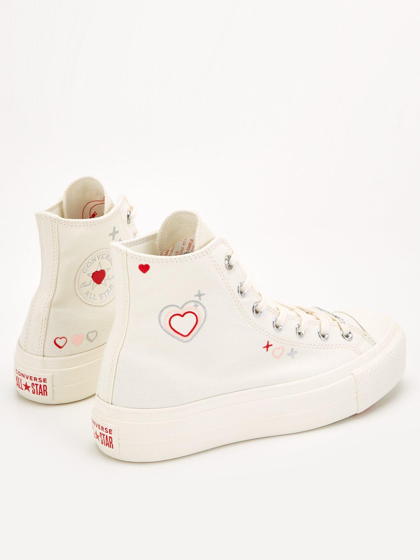 Womens off white high top converse new arrivals