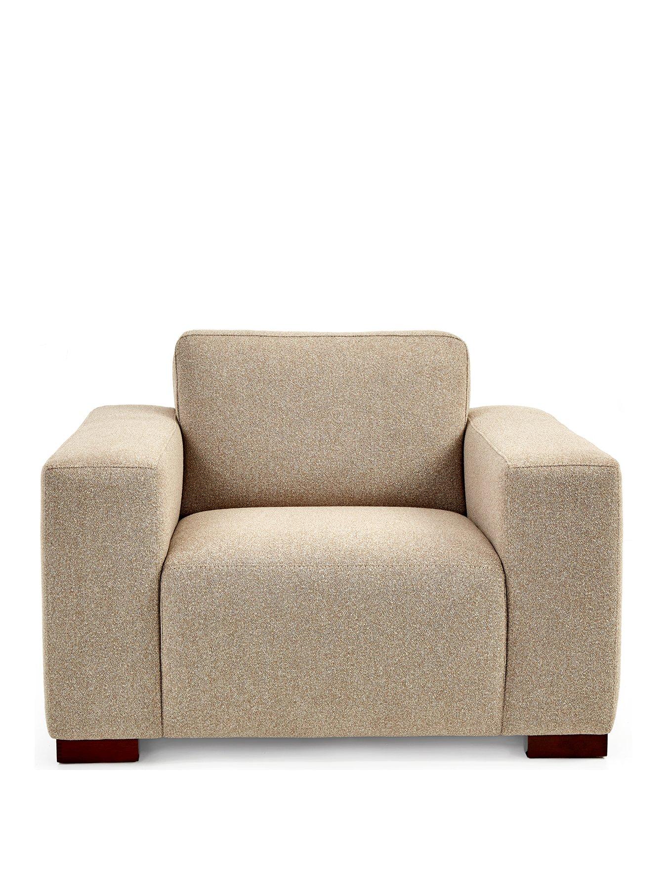 Image 2 of 7 of Michelle Keegan Home Cortes Fabric Armchair - Natural