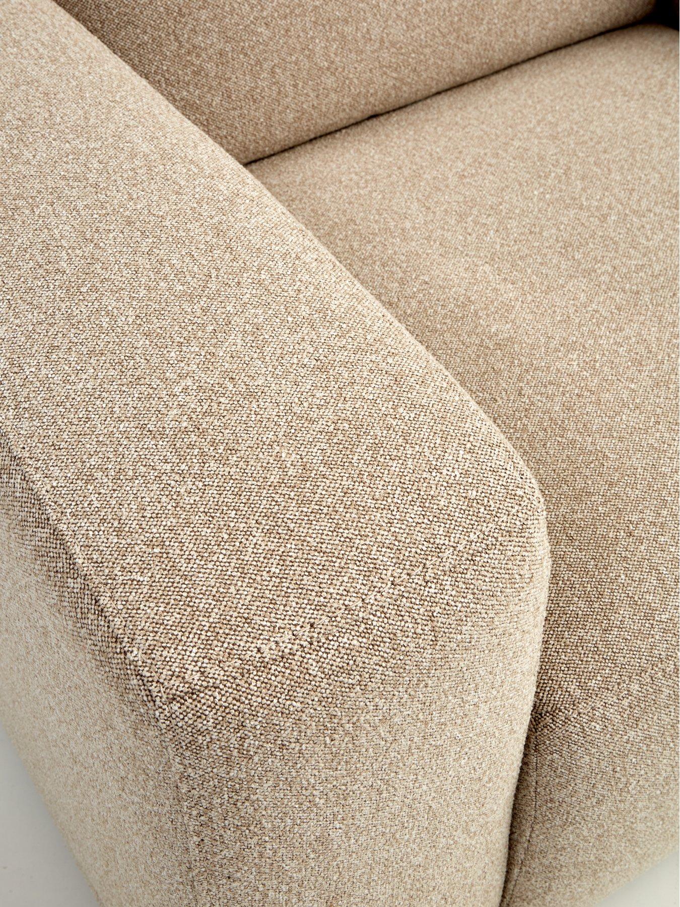 Image 6 of 7 of Michelle Keegan Home Cortes Fabric Armchair - Natural