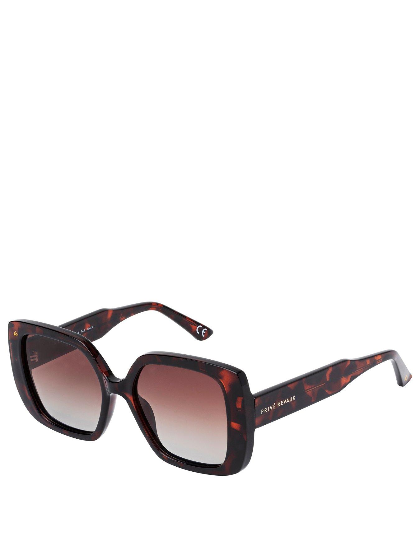 Image 1 of 2 of Prive Revaux So Famous Oversized Rounded Square Sunglass