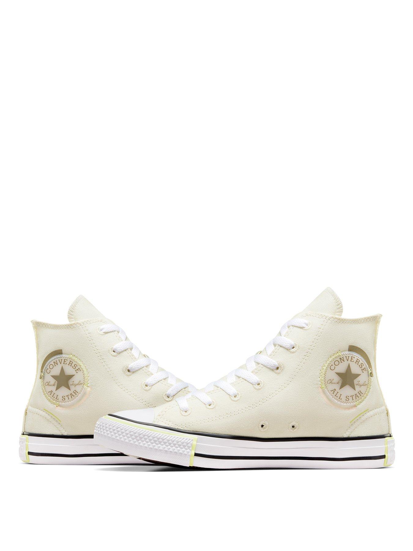 Womens Summer Verse High Top Trainers Off White
