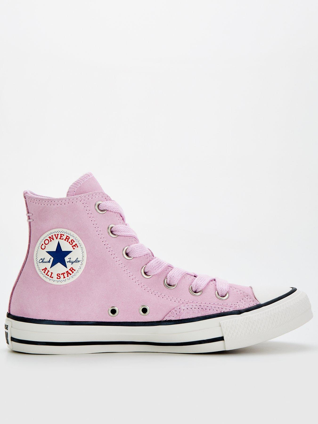 Light purple converse high tops best sale