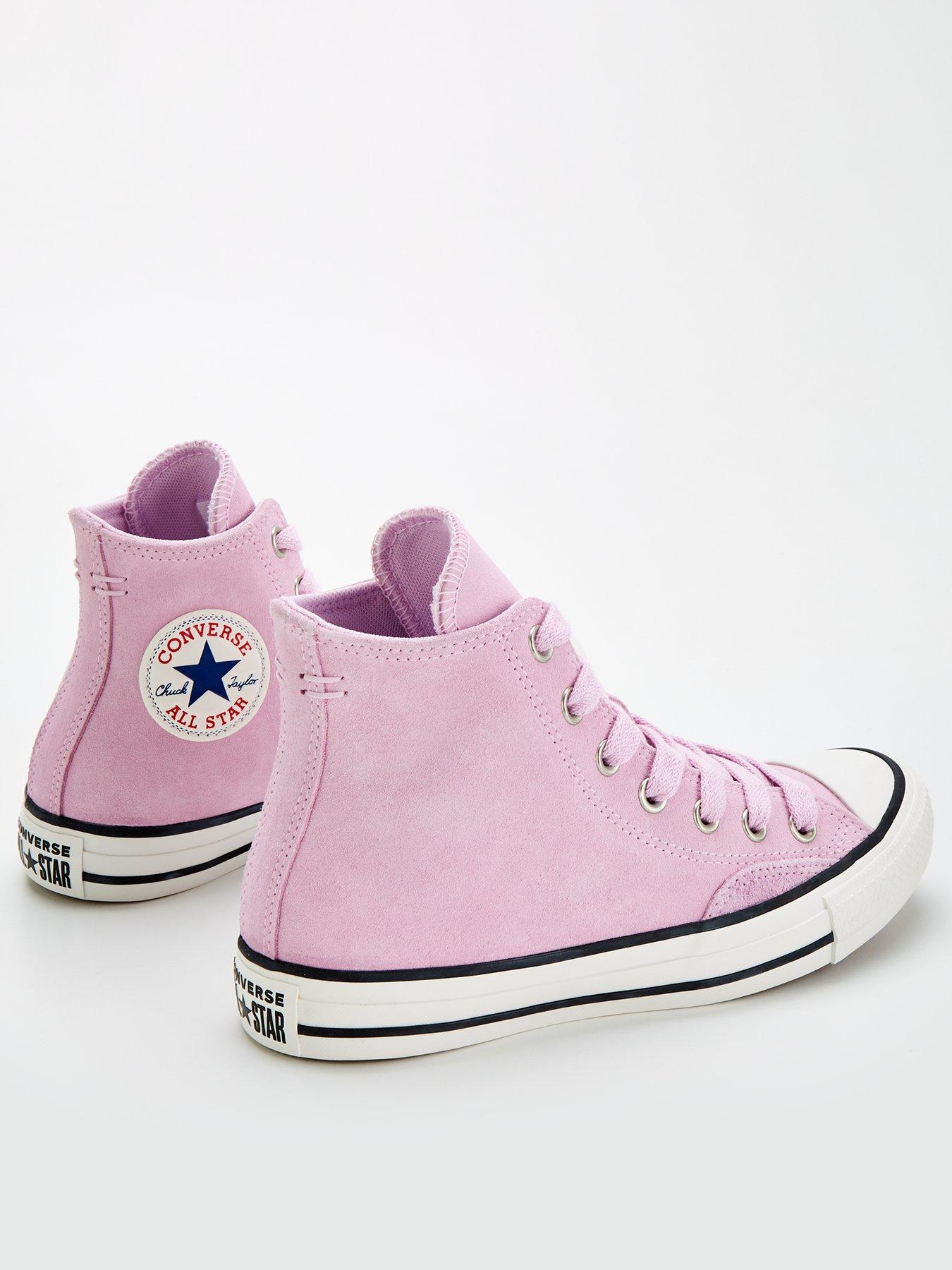 Womens City Kicks High Tops Trainers Lilac