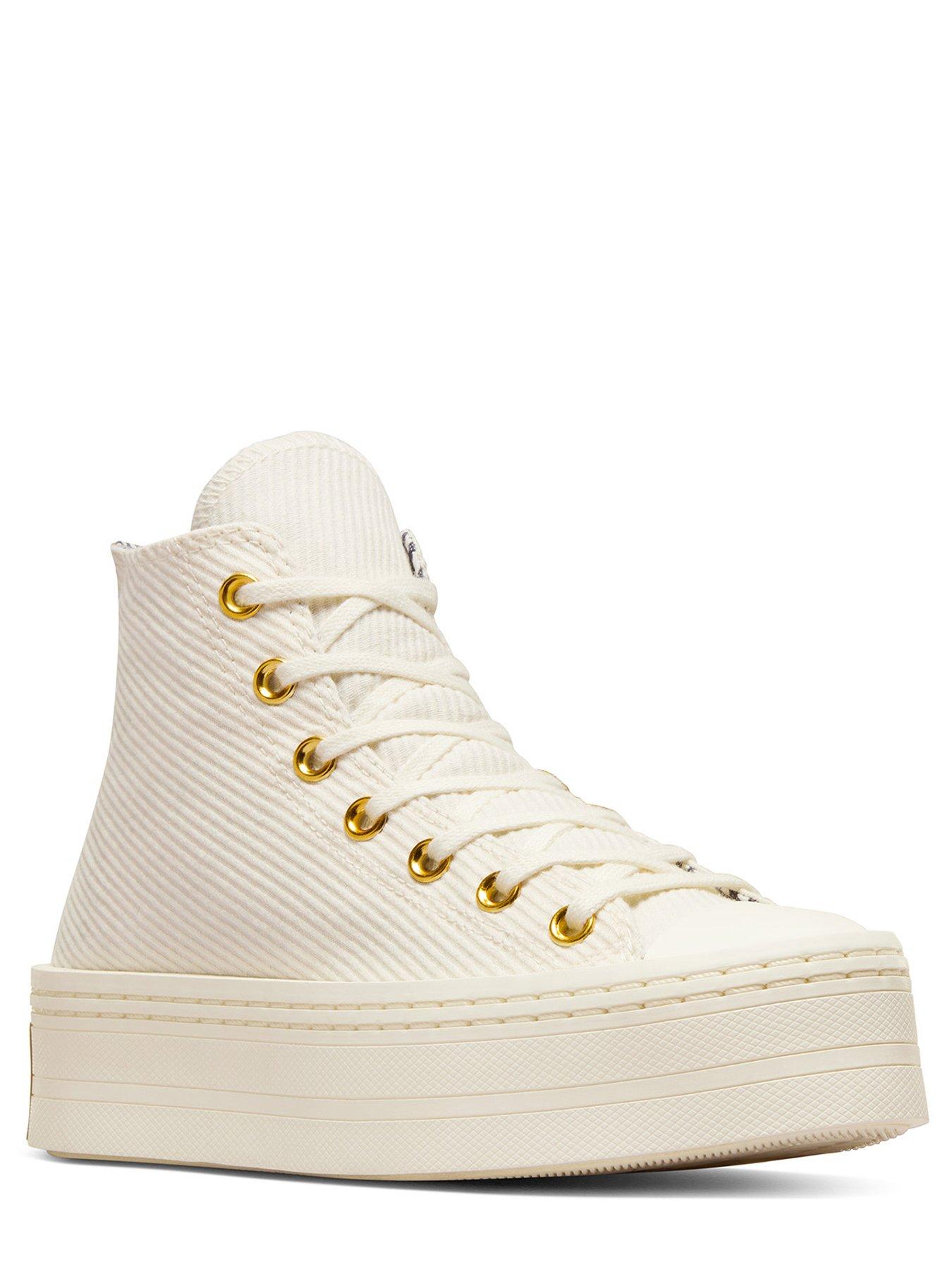 Converse Womens Modern Lift Hi Trainers Off White very