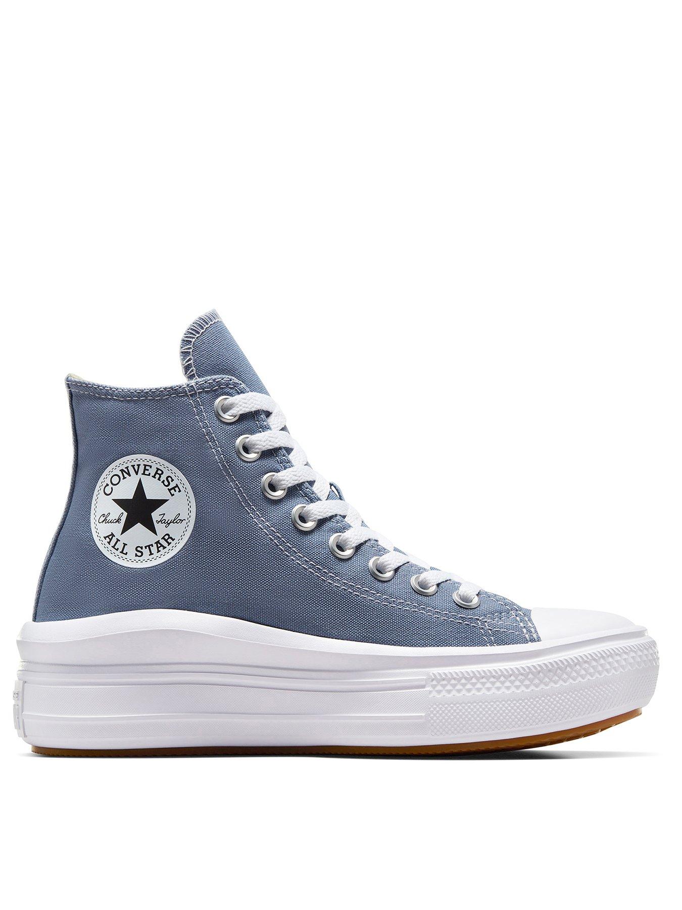 Grey converse trainers on sale womens