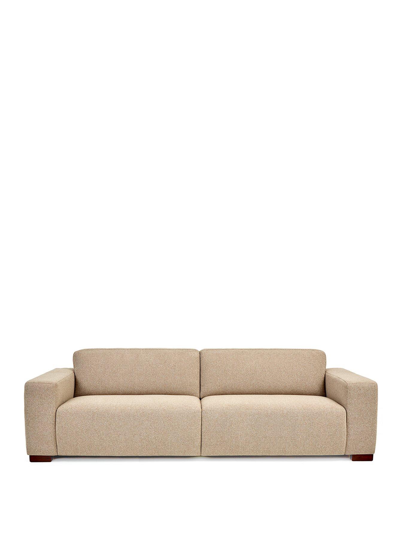 Image 2 of 7 of Michelle Keegan Home Cortes 4 Seater Fabric Sofa - Natural - FSC&reg; Certified