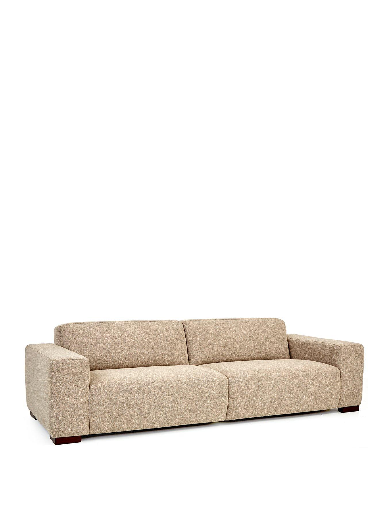 Image 3 of 7 of Michelle Keegan Home Cortes 4 Seater Fabric Sofa - Natural - FSC&reg; Certified