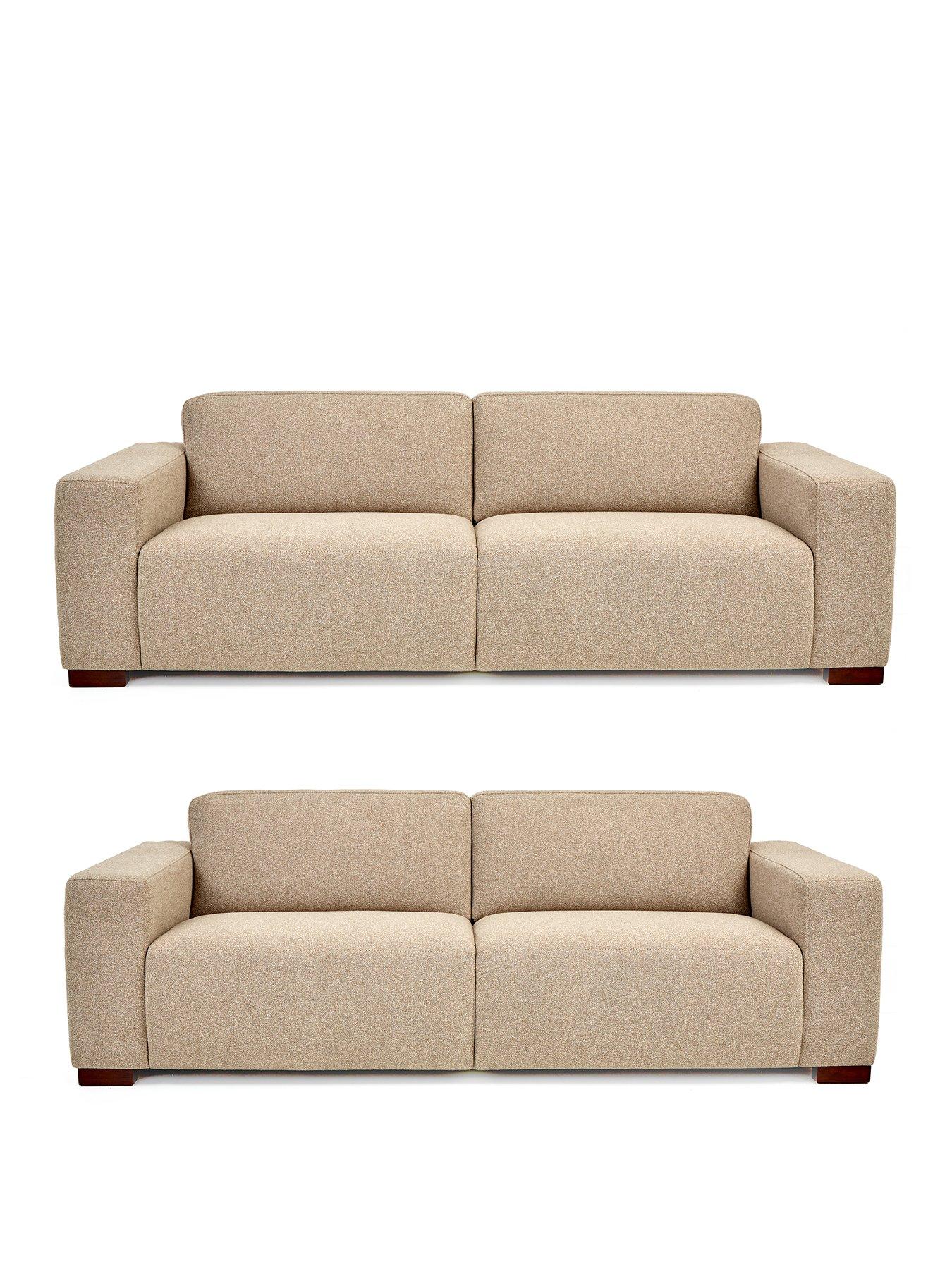Image 2 of 7 of Michelle Keegan Home Cortes 3 + 2 Seater Fabric Sofa Set (Buy and SAVE!)
