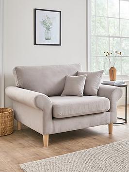 Product photograph of Very Home Nook Fabric Snuggle Chair - Fsc Reg Certified from very.co.uk