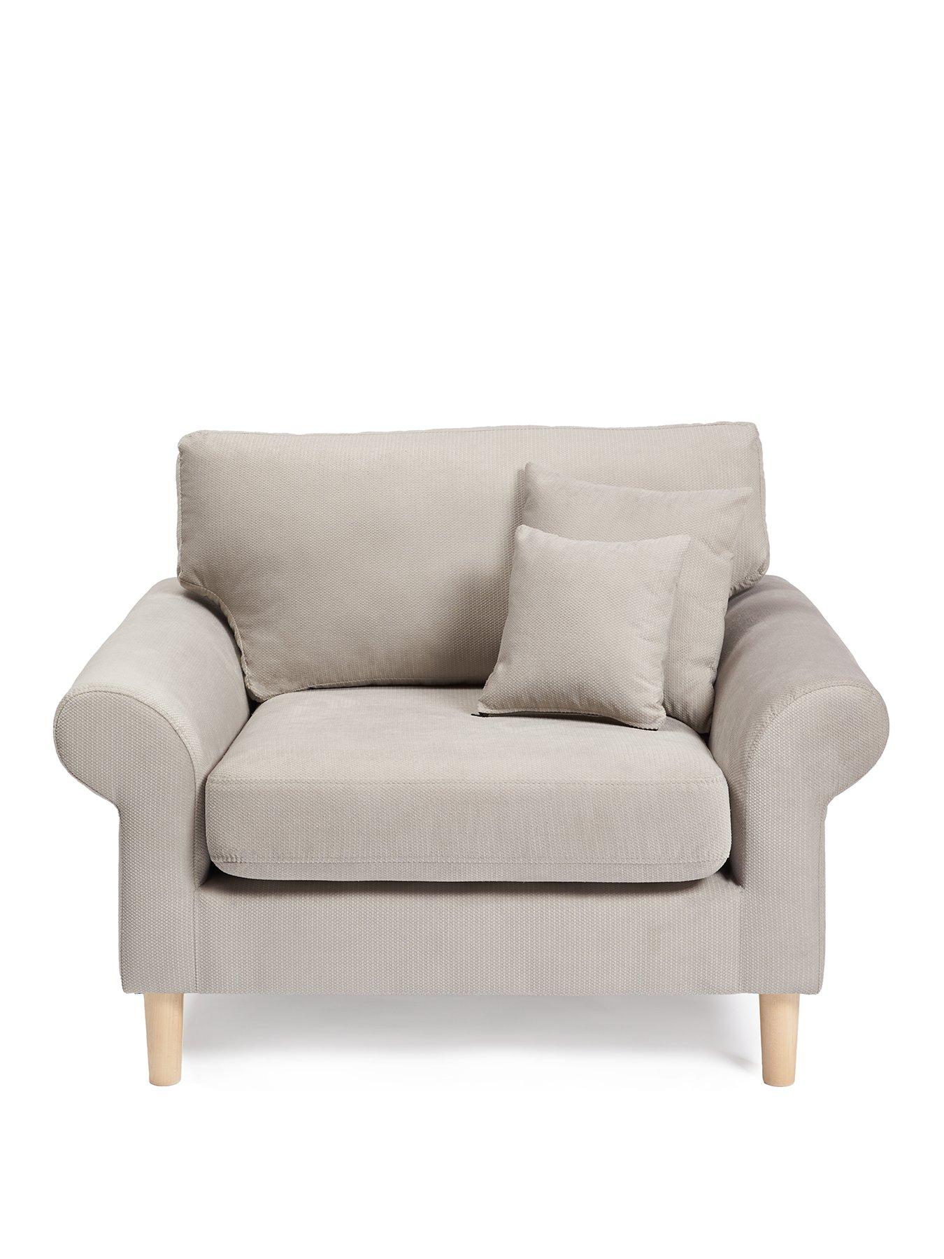 Fabric discount snuggle chair